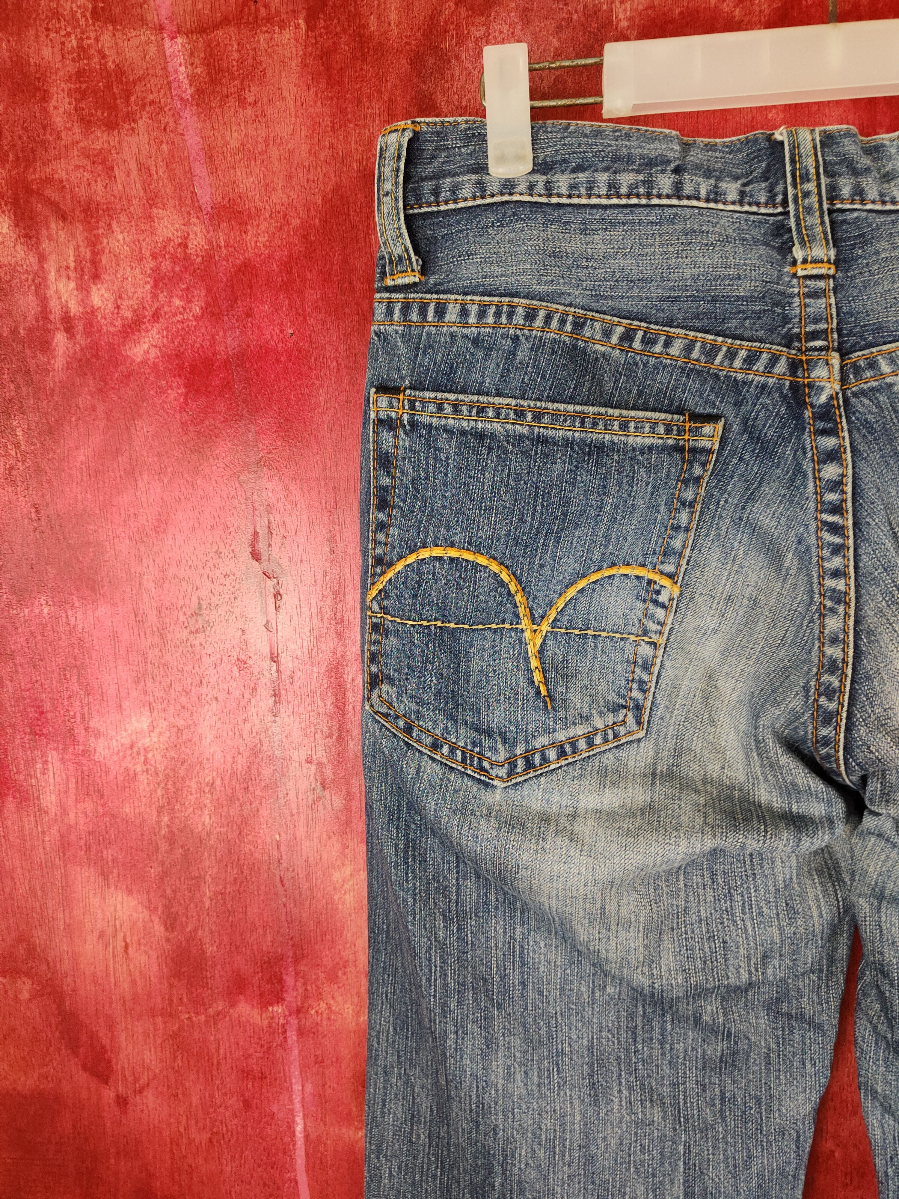 Edwin Edwin Faded Blue jeans vintage distressed Denim #5967 Size US 31 - 8 Thumbnail