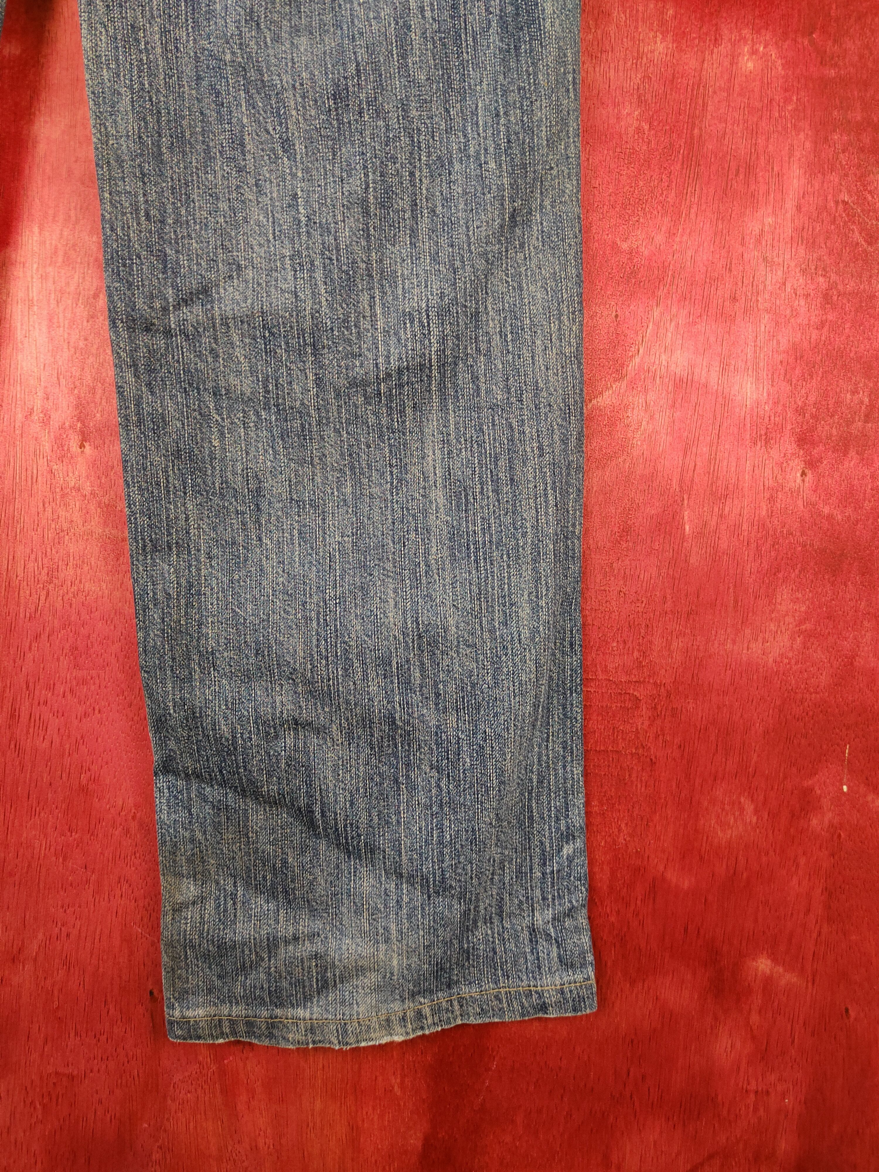 Edwin Edwin Faded Blue jeans vintage distressed Denim #5967 Size US 31 - 12 Thumbnail