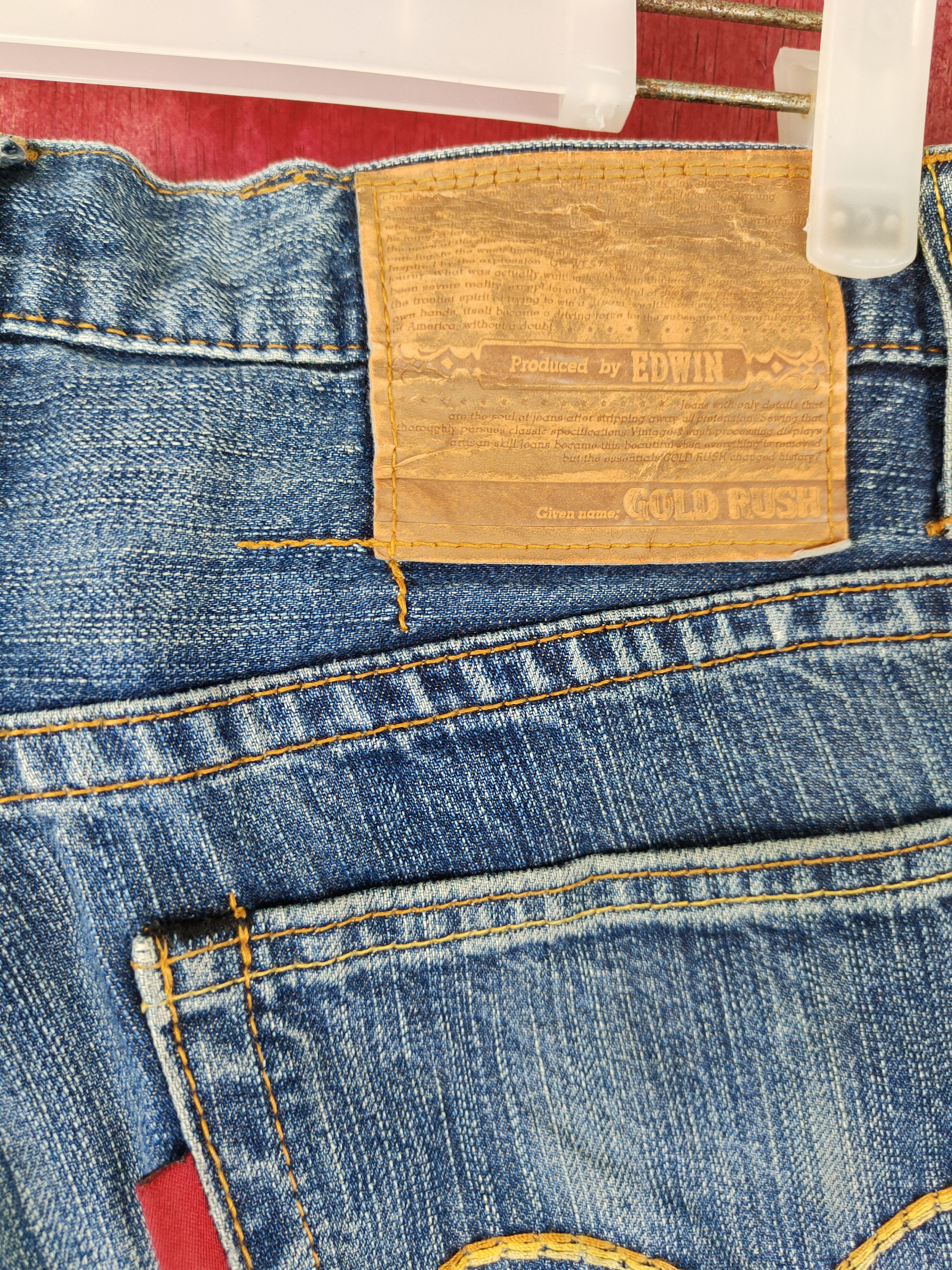 Edwin Edwin Faded Blue jeans vintage distressed Denim #5967 Size US 31 - 10 Thumbnail