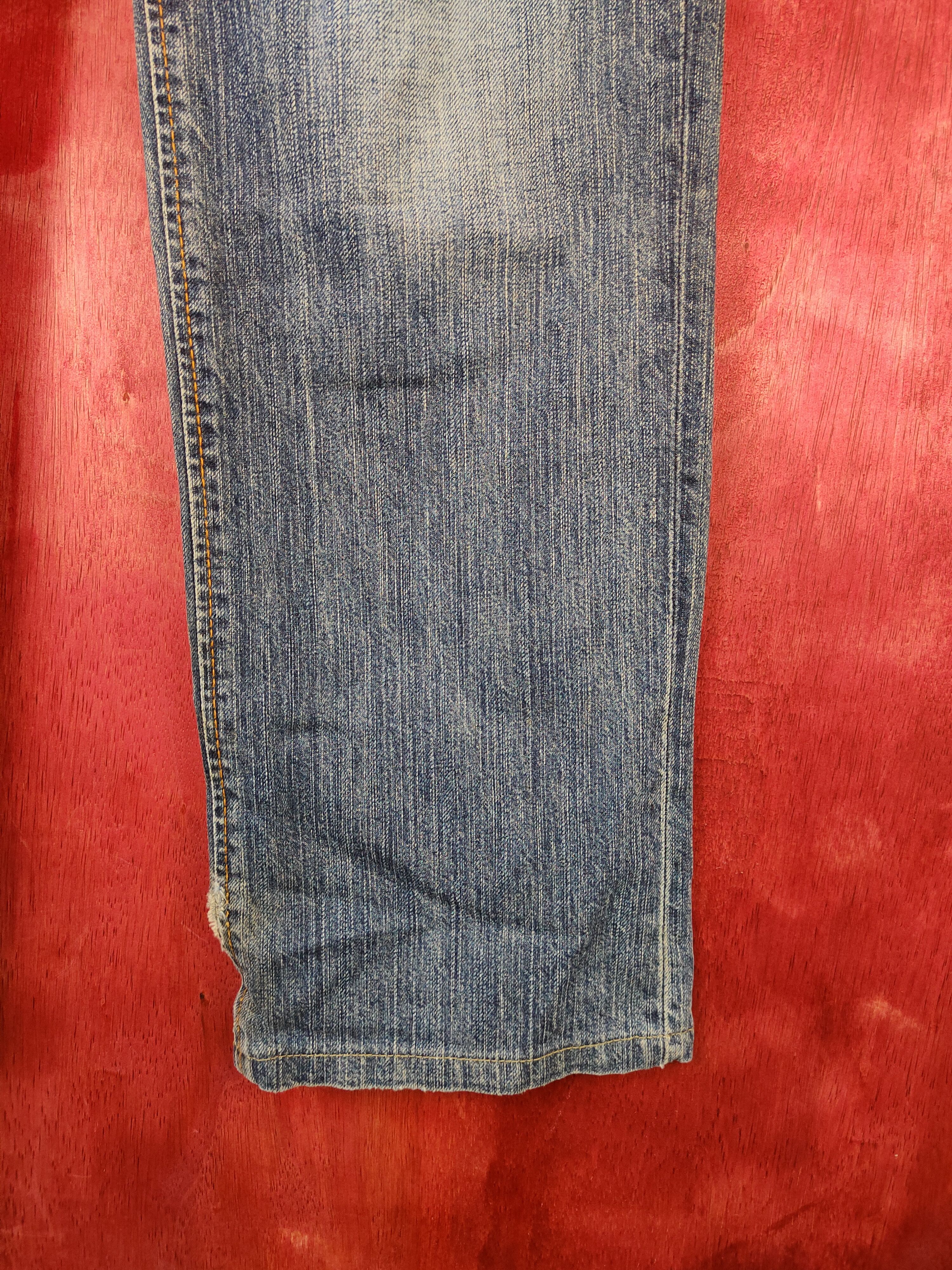 Edwin Edwin Faded Blue jeans vintage distressed Denim #5967 Size US 31 - 6 Thumbnail