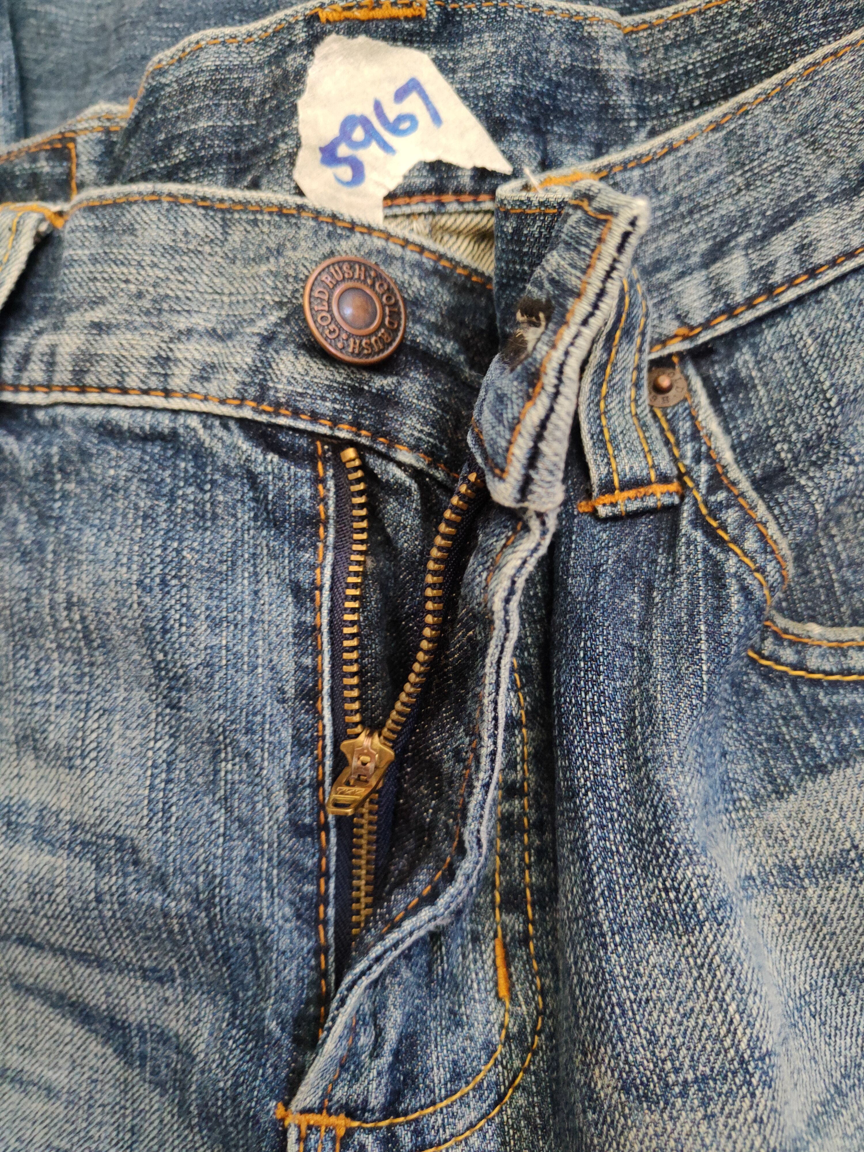 Edwin Edwin Faded Blue jeans vintage distressed Denim #5967 Size US 31 - 13 Thumbnail