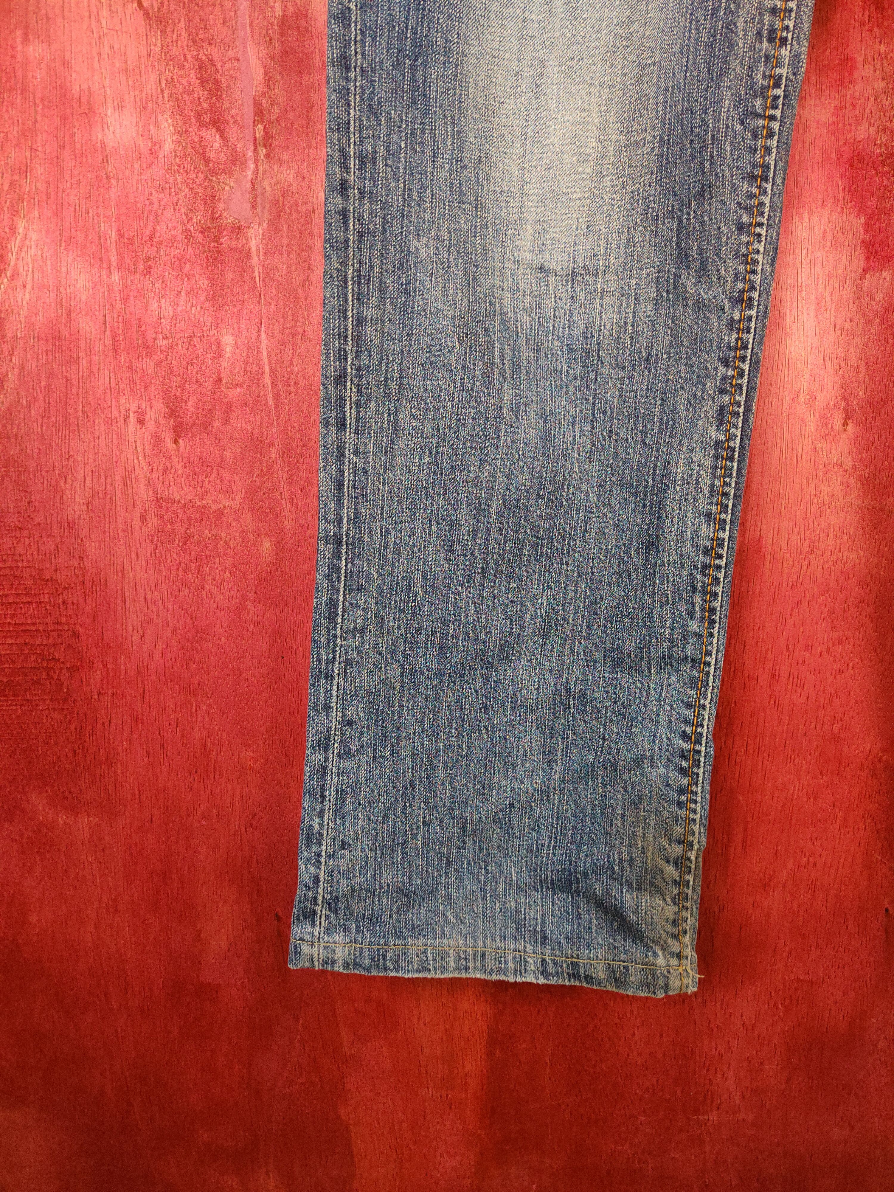 Edwin Edwin Faded Blue jeans vintage distressed Denim #5967 Size US 31 - 4 Thumbnail