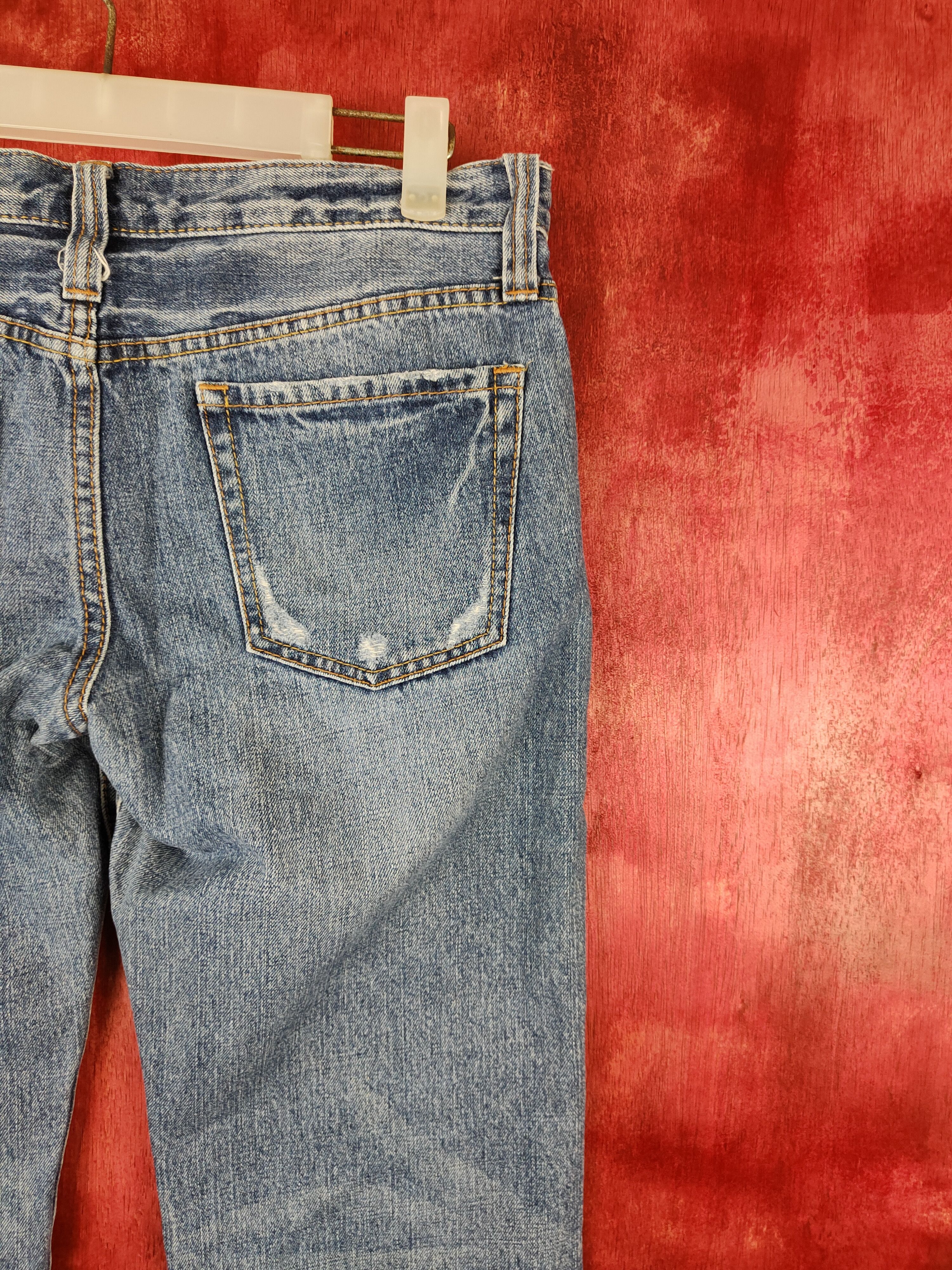 Japanese Brand Japanese Brand Blue distressed Denim #5964 Size 28" / US 6 / IT 42 - 10 Thumbnail