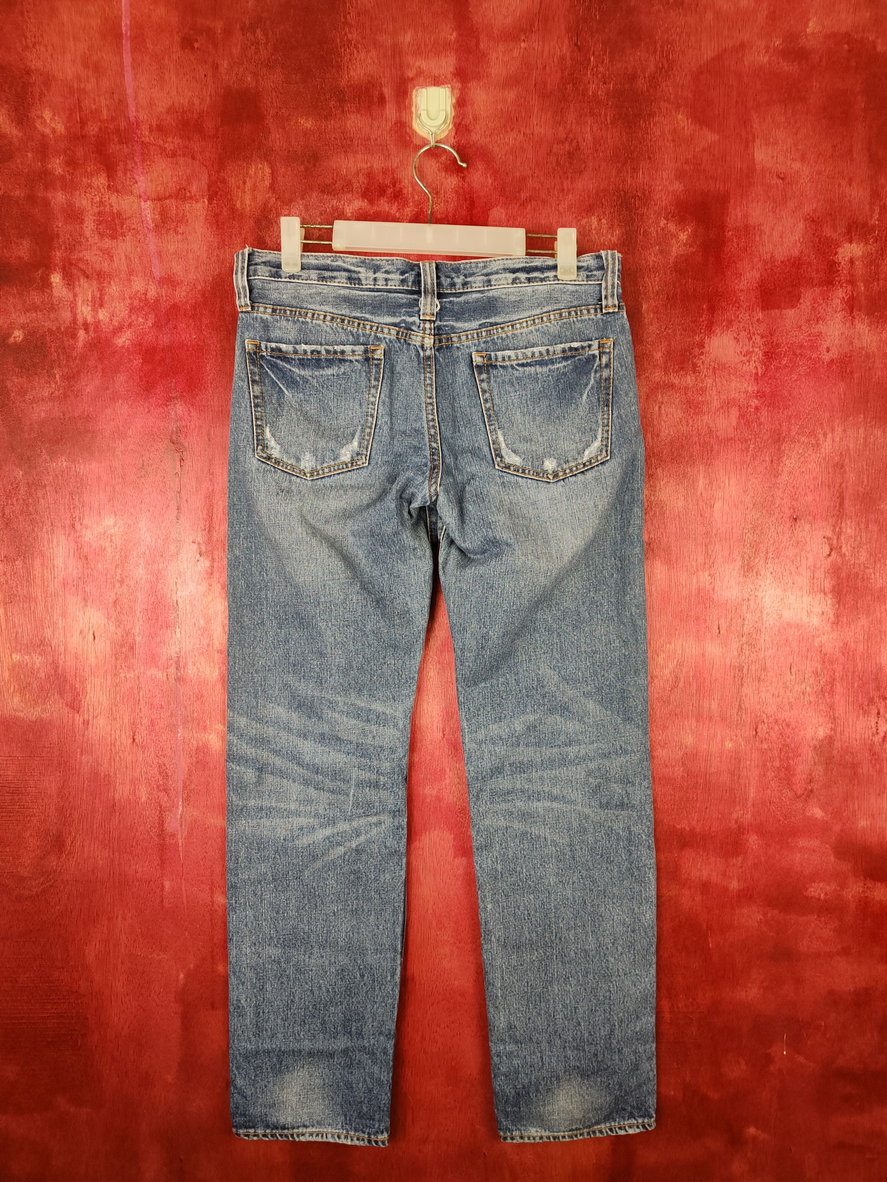 Japanese Brand Japanese Brand Blue distressed Denim #5964 Size 28" / US 6 / IT 42 - 7 Thumbnail