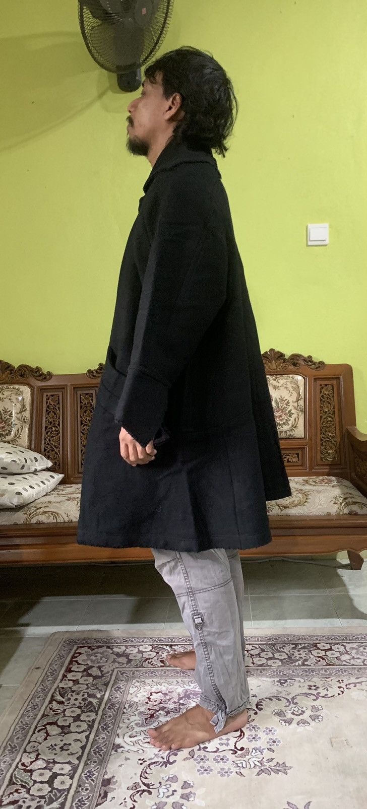 Designer × Undercover AW03 Undercover paper doll wool coat Size US S / EU 44-46 / 1 - 13 Thumbnail