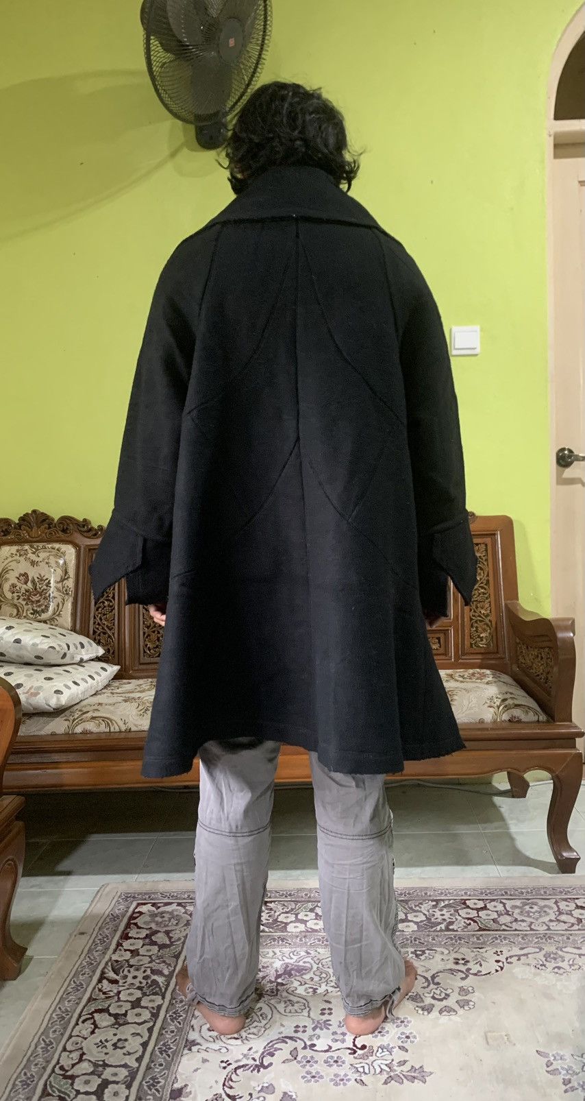 Designer × Undercover AW03 Undercover paper doll wool coat Size US S / EU 44-46 / 1 - 14 Thumbnail