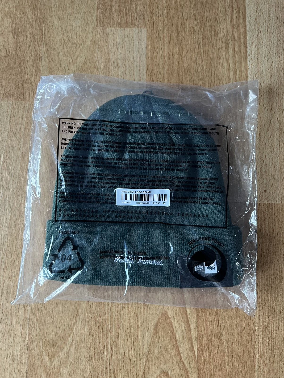 Supreme Supreme New Era Box Logo Beanie (FW22) Dark Pine Size ONE SIZE - 4 Thumbnail
