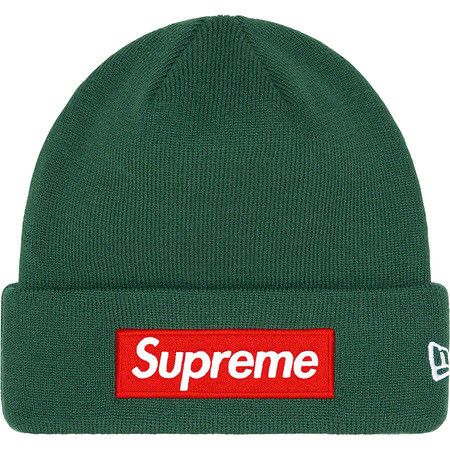 Supreme Supreme New Era Box Logo Beanie (FW22) Dark Pine Size ONE SIZE - 1 Thumbnail