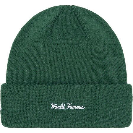 Supreme Supreme New Era Box Logo Beanie (FW22) Dark Pine Size ONE SIZE - 2 Thumbnail