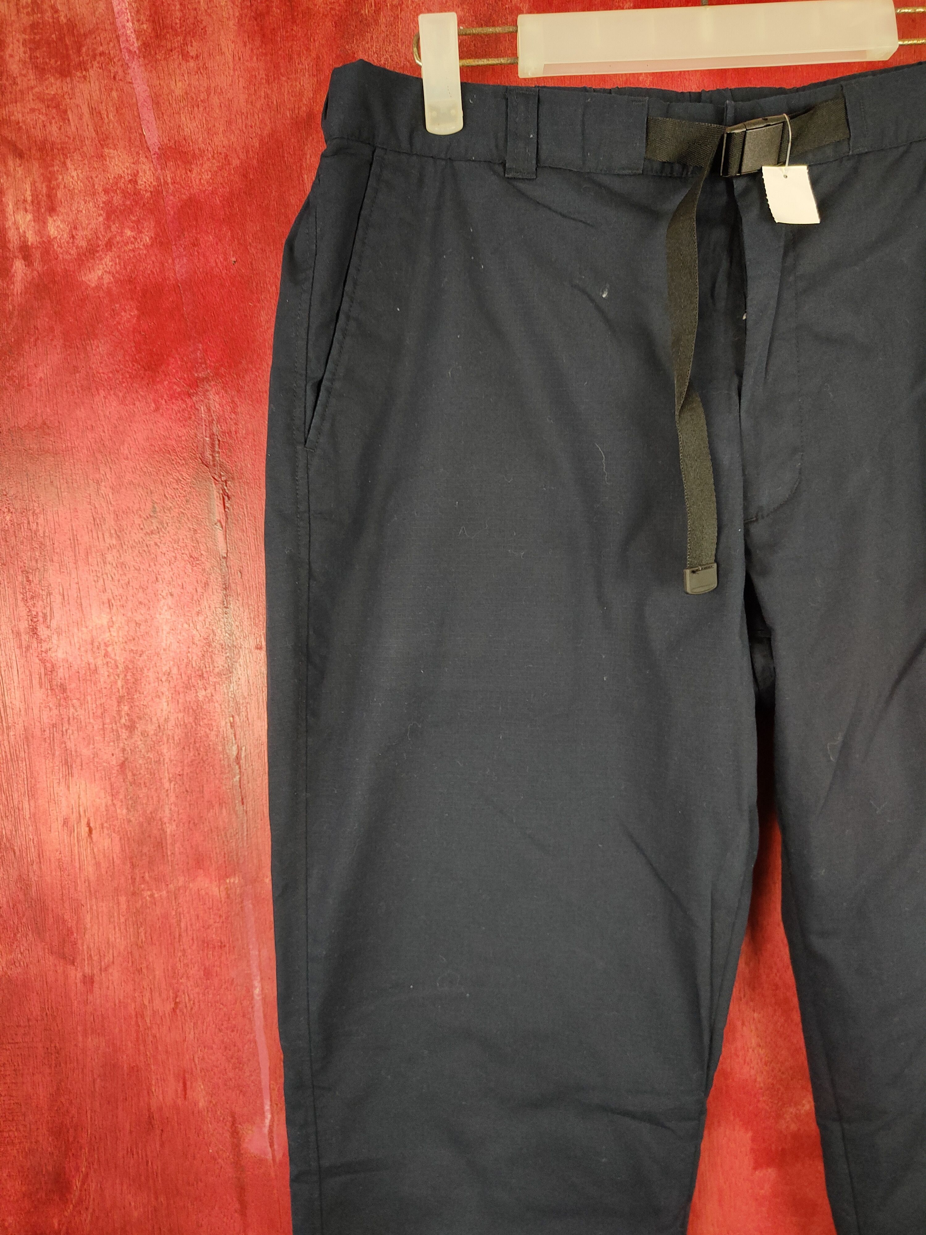 Japanese Brand × Uniqlo Uniqlo dark blue multi pocket tactical cargo pant #S347 Size US 33 - 5 Thumbnail