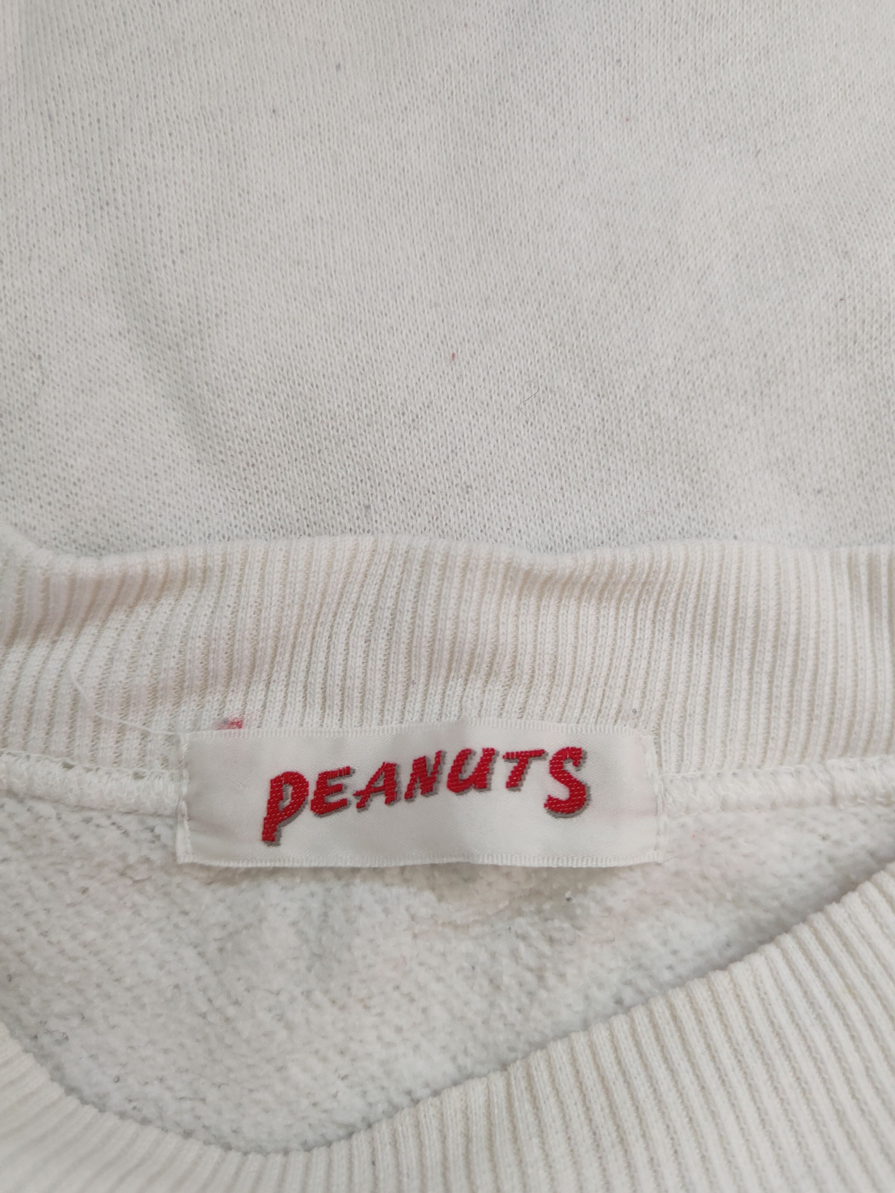 Japanese Brand Peanut - Snoopy vintage White Sweater #S361 Size US L / EU 52-54 / 3 - 10 Thumbnail