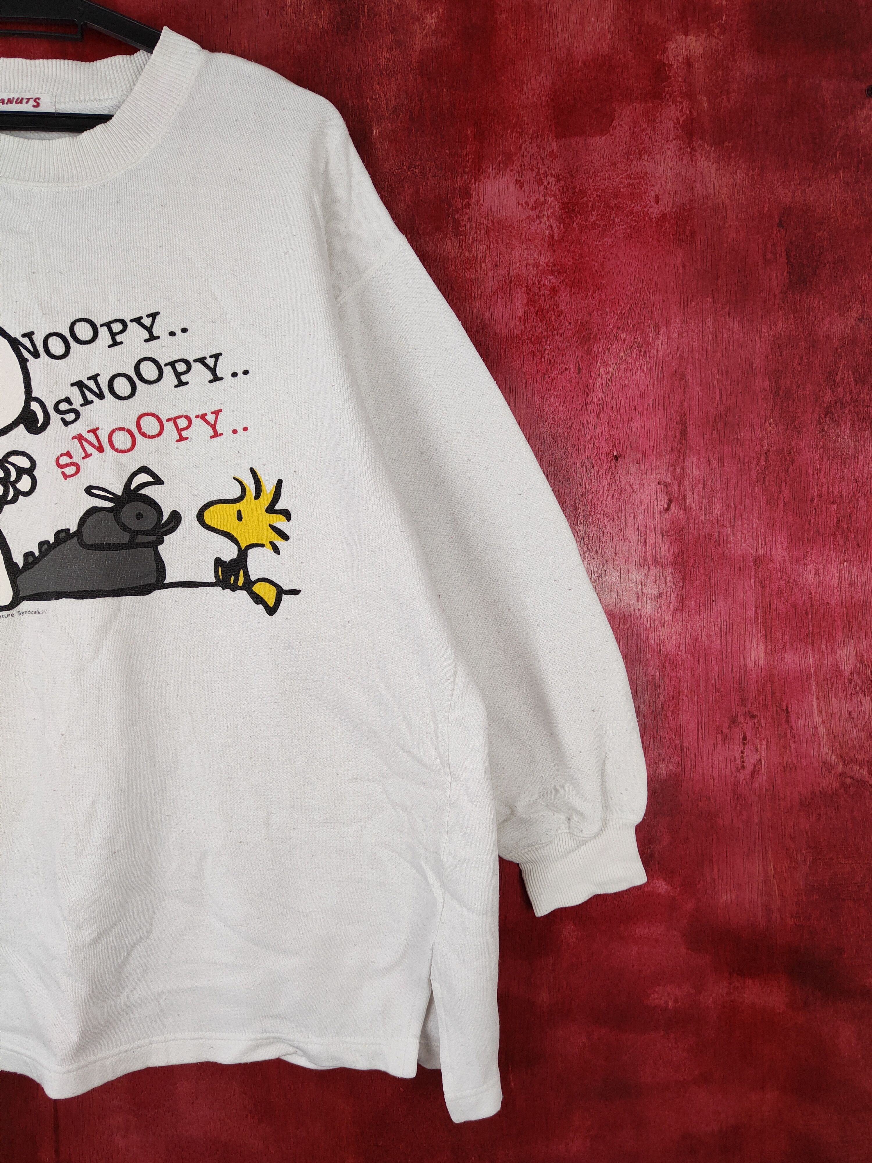 Japanese Brand Peanut - Snoopy vintage White Sweater #S361 Size US L / EU 52-54 / 3 - 5 Thumbnail