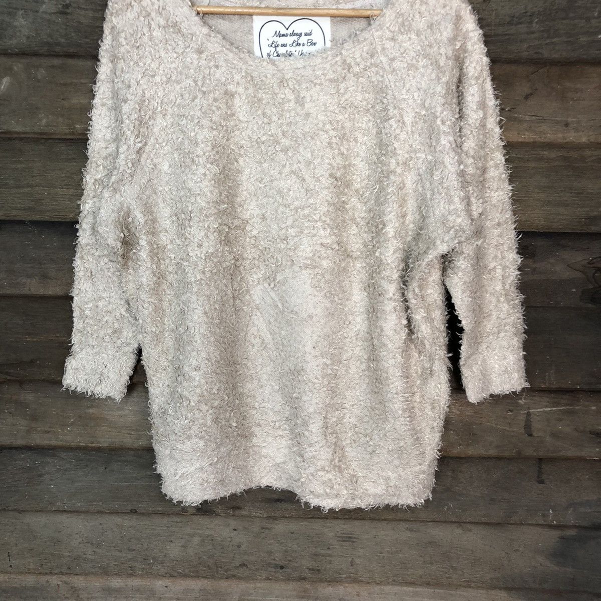 Homespun Knitwear Japanese Brand Brown Shag Shaggy Fur Mohair Knitwear #6992 Size M / US 6-8 / IT 42-44 - 3 Thumbnail