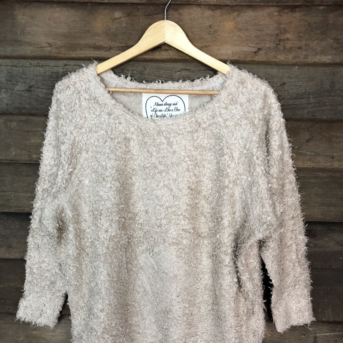 Homespun Knitwear Japanese Brand Brown Shag Shaggy Fur Mohair Knitwear #6992 Size M / US 6-8 / IT 42-44 - 2 Thumbnail