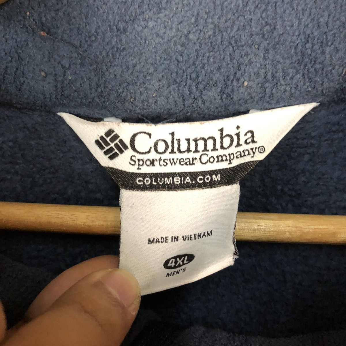 Columbia Columbia big size Blue Sweatshirt fleece sweater #3203 Size US XXL / EU 58 / 5 - 8 Thumbnail
