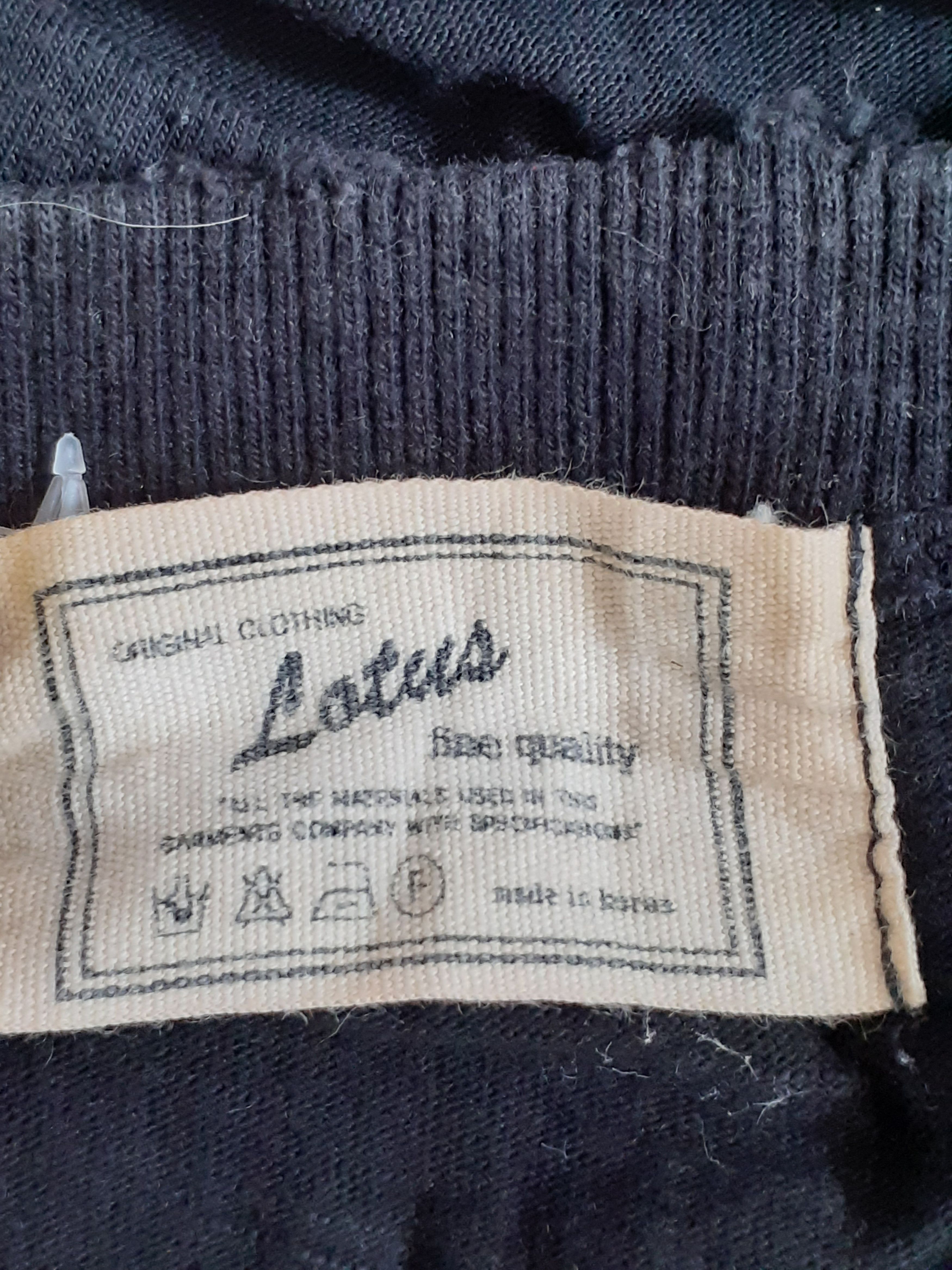 Japanese Brand × Vintage Lotus (Batman style ) distressed black Tshirt #3023 Size US M / EU 48-50 / 2 - 16 Thumbnail