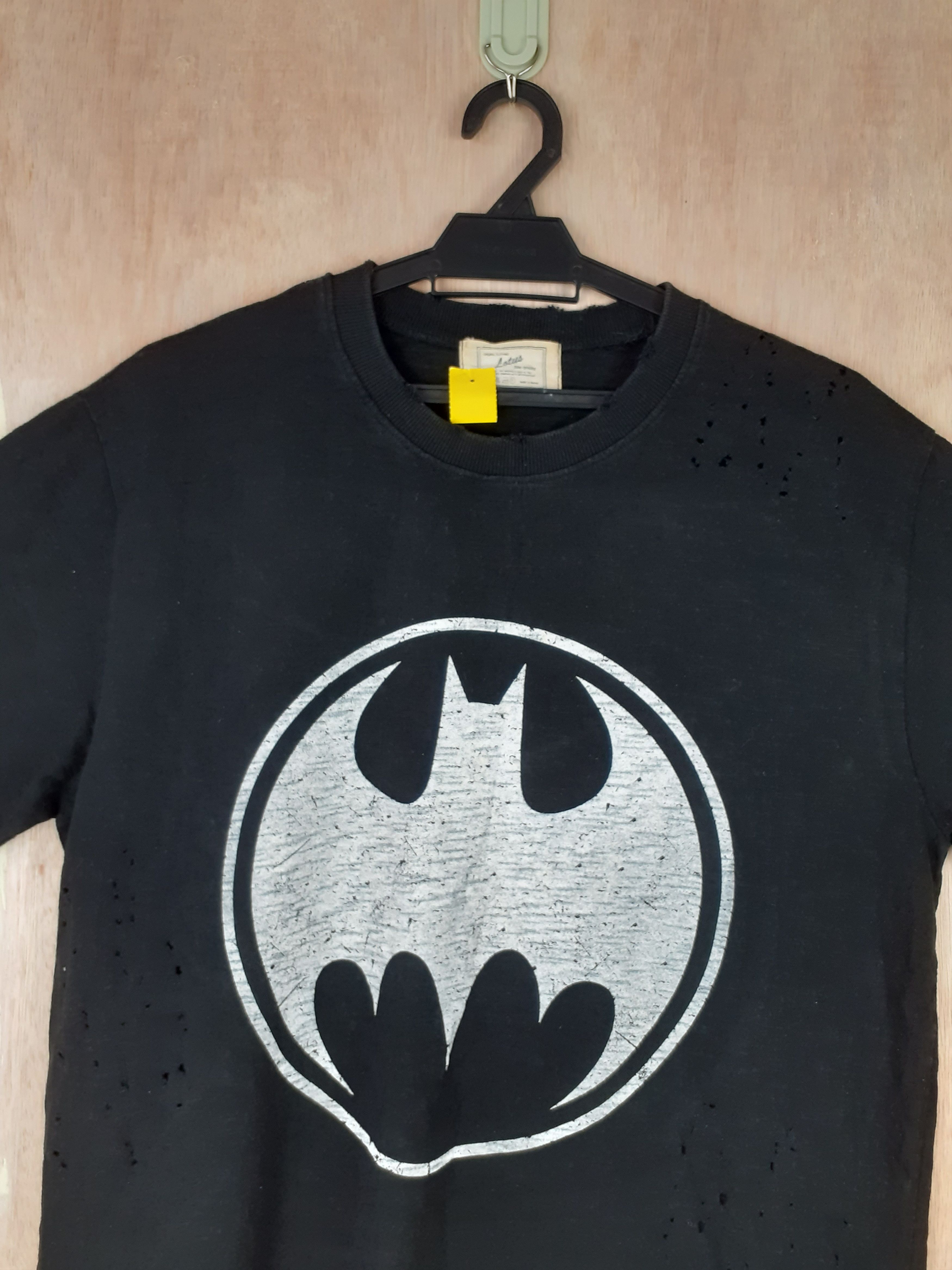 Japanese Brand × Vintage Lotus (Batman style ) distressed black Tshirt #3023 Size US M / EU 48-50 / 2 - 2 Thumbnail