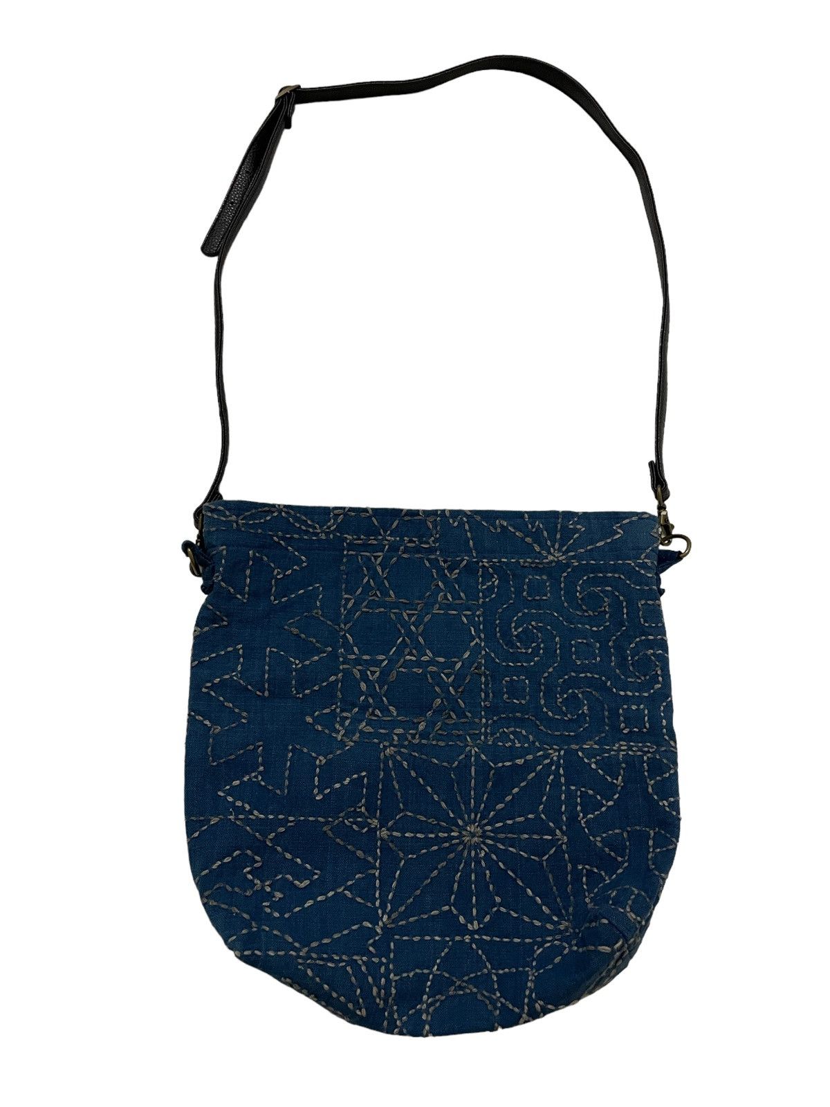 Handmade Vintage Sling Bag Boro Sashiko Size ONE SIZE - 1 Thumbnail