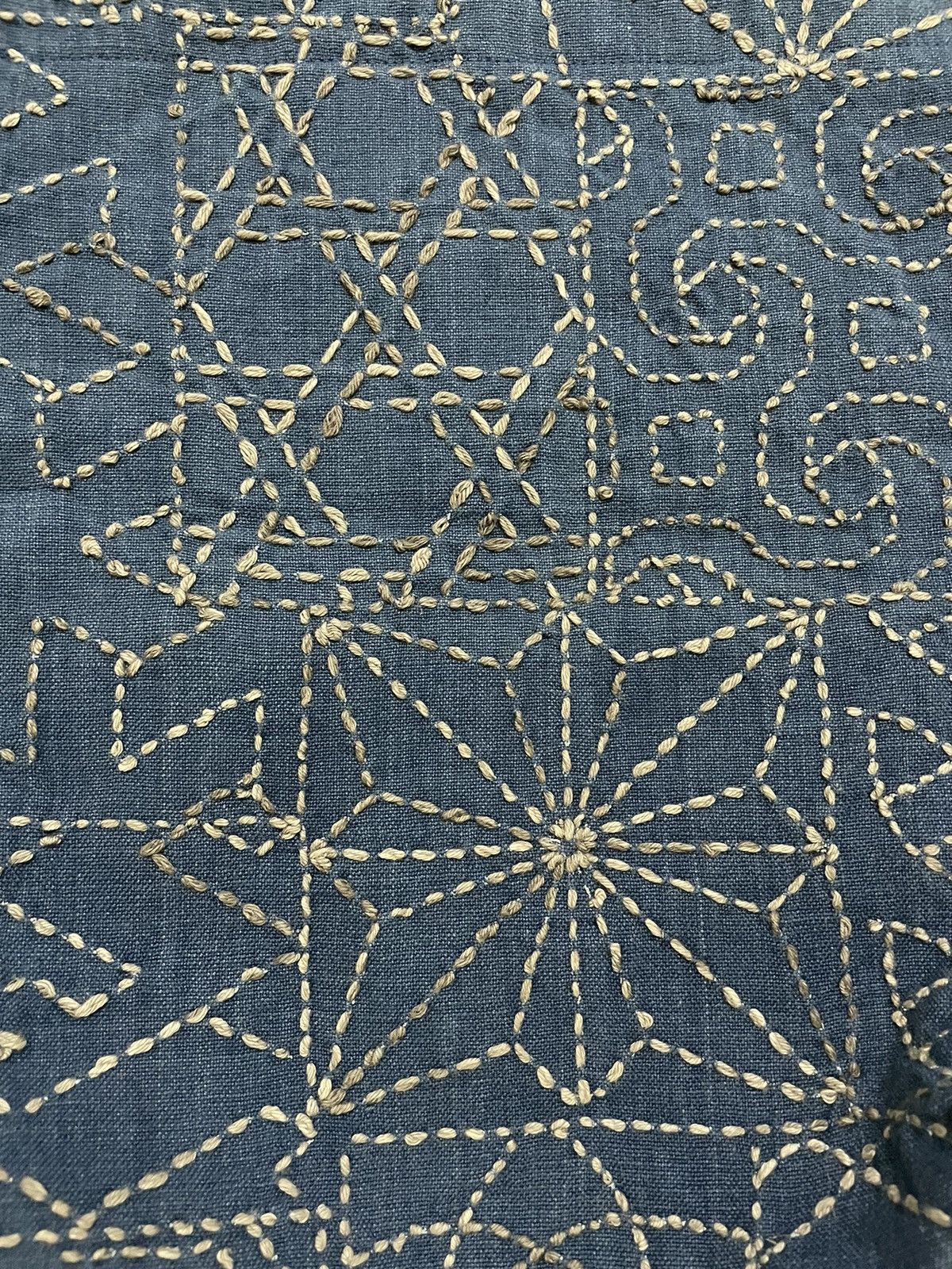 Handmade Vintage Sling Bag Boro Sashiko Size ONE SIZE - 9 Thumbnail