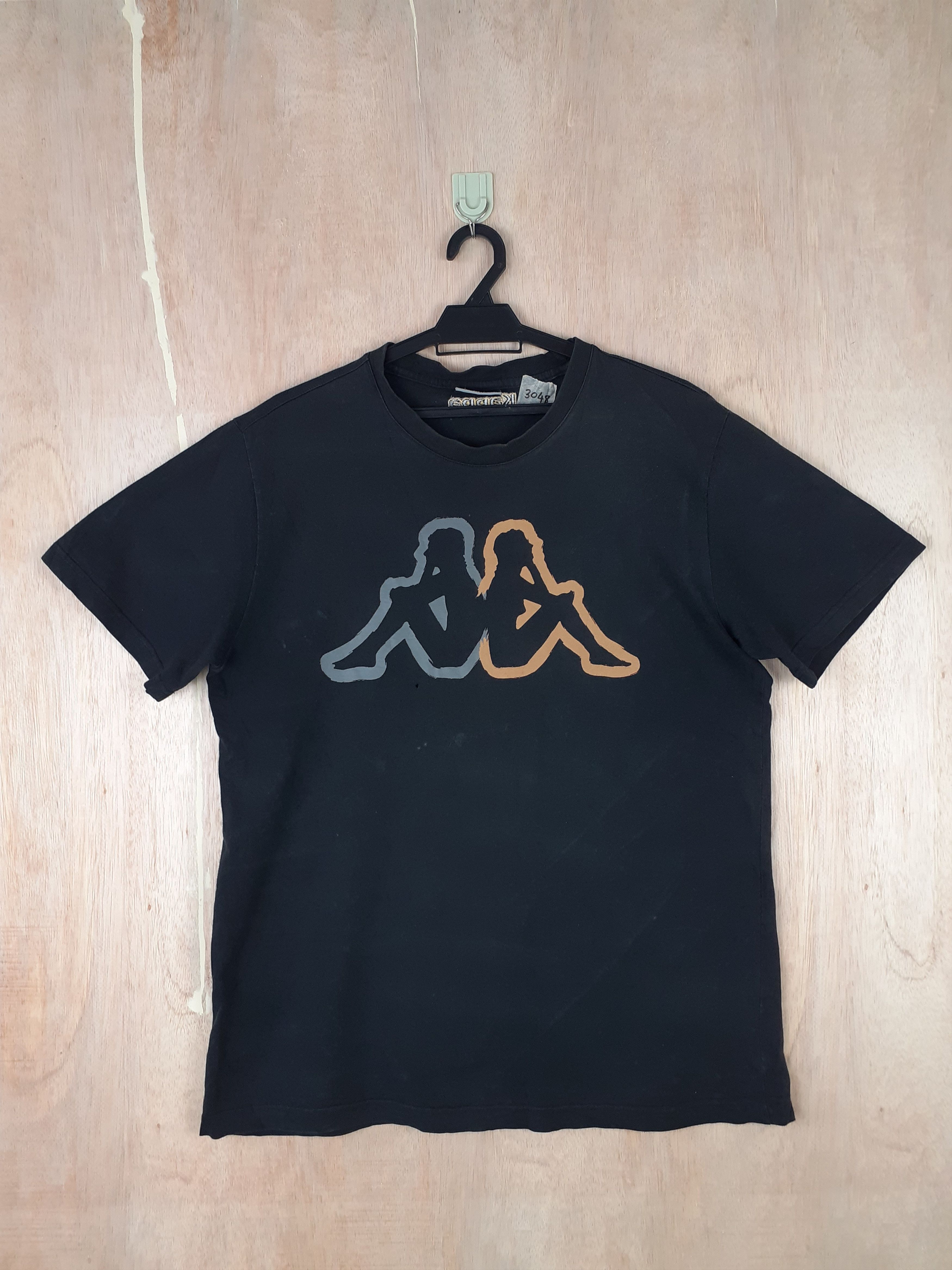 Japanese Brand × Kappa Kappa black Tshirt #3048 Size US L / EU 52-54 / 3 - 1 Thumbnail