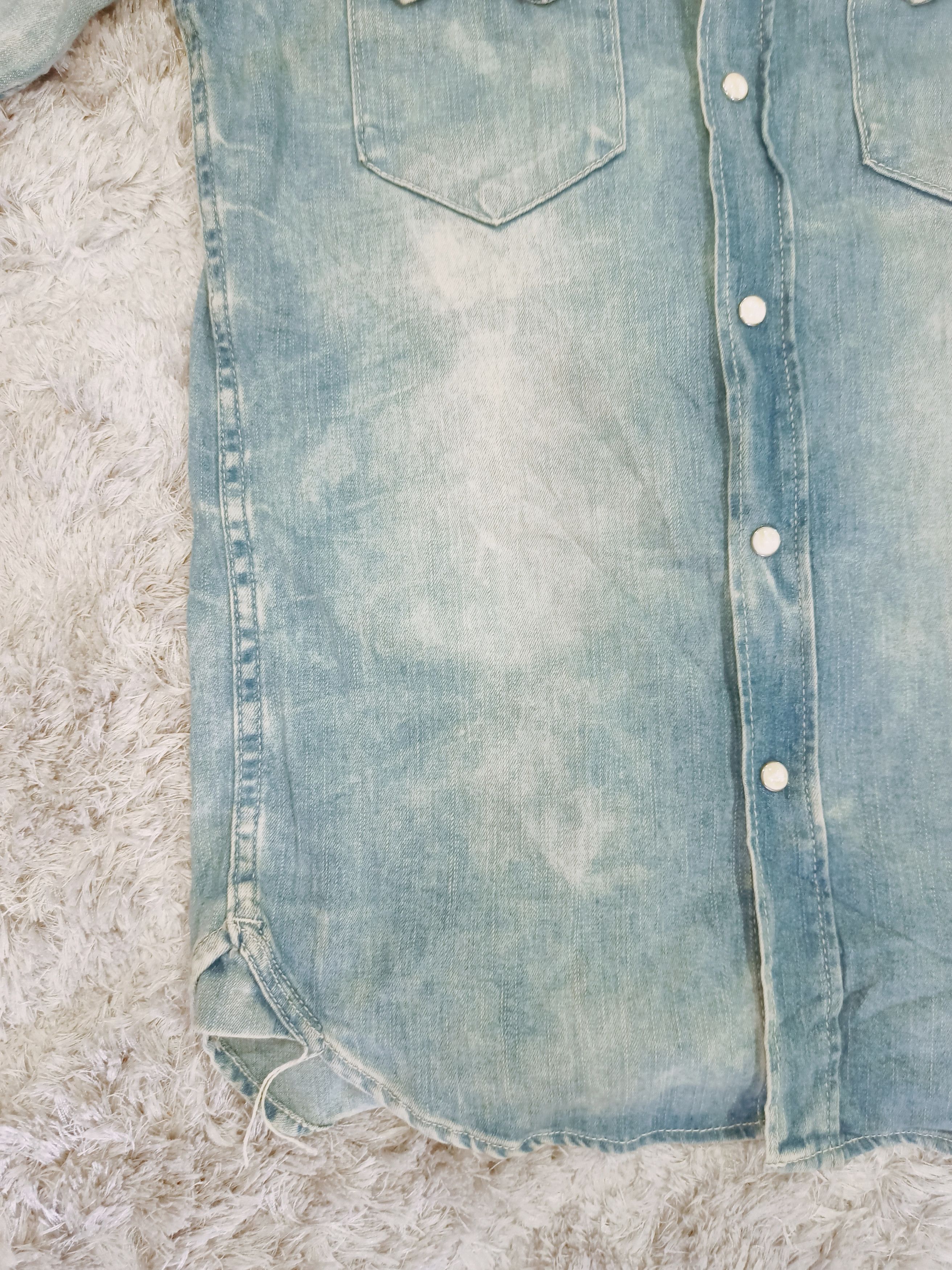 Japanese Brand Vintage Vanquish Short Sleeve Denim Jacket Size US M / EU 48-50 / 2 - 6 Thumbnail