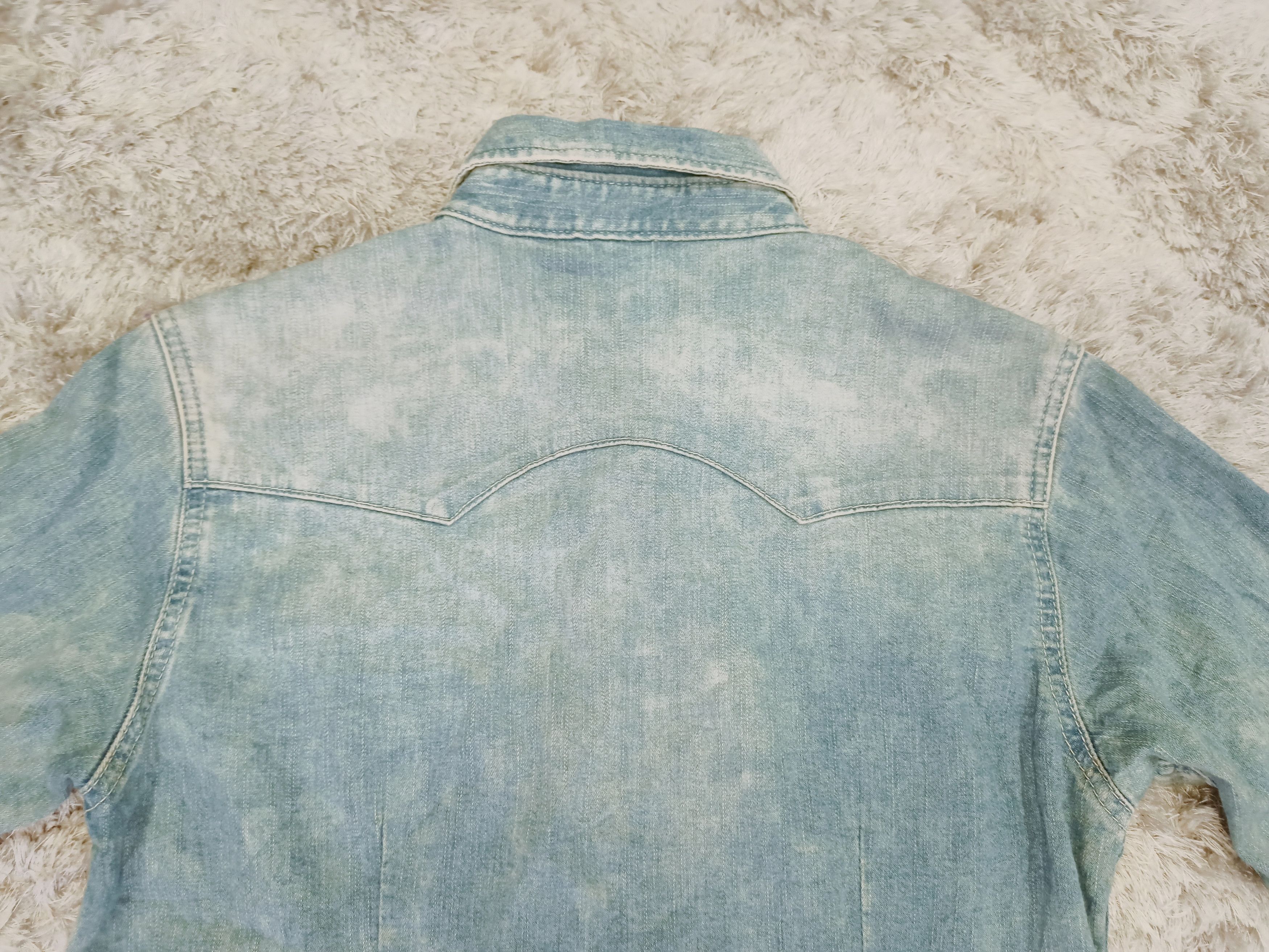 Japanese Brand Vintage Vanquish Short Sleeve Denim Jacket Size US M / EU 48-50 / 2 - 14 Thumbnail