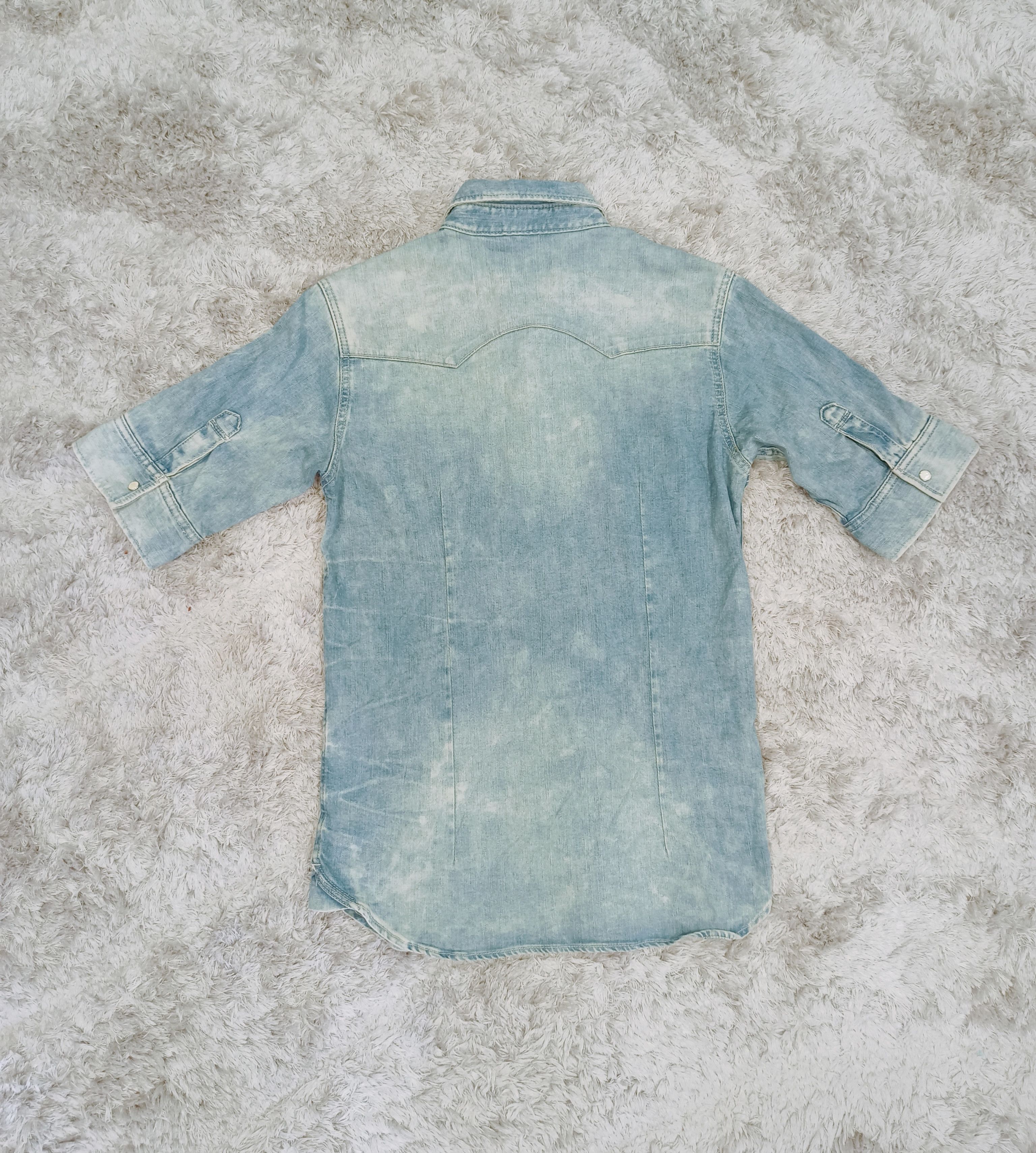 Japanese Brand Vintage Vanquish Short Sleeve Denim Jacket Size US M / EU 48-50 / 2 - 12 Thumbnail