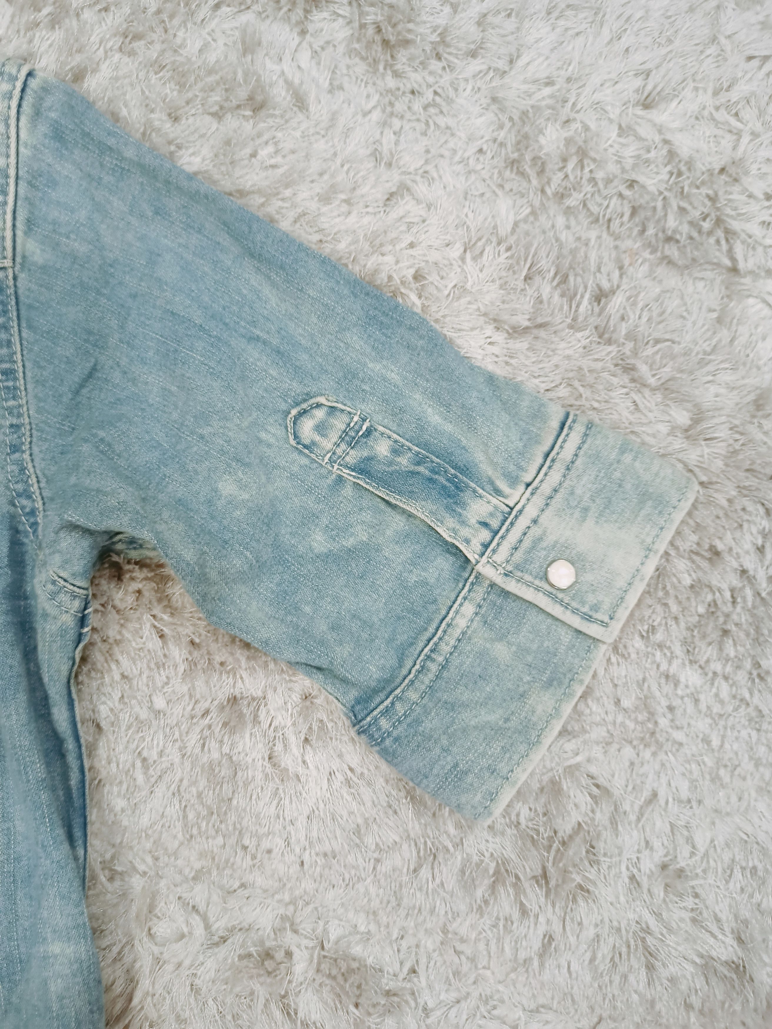 Japanese Brand Vintage Vanquish Short Sleeve Denim Jacket Size US M / EU 48-50 / 2 - 13 Thumbnail