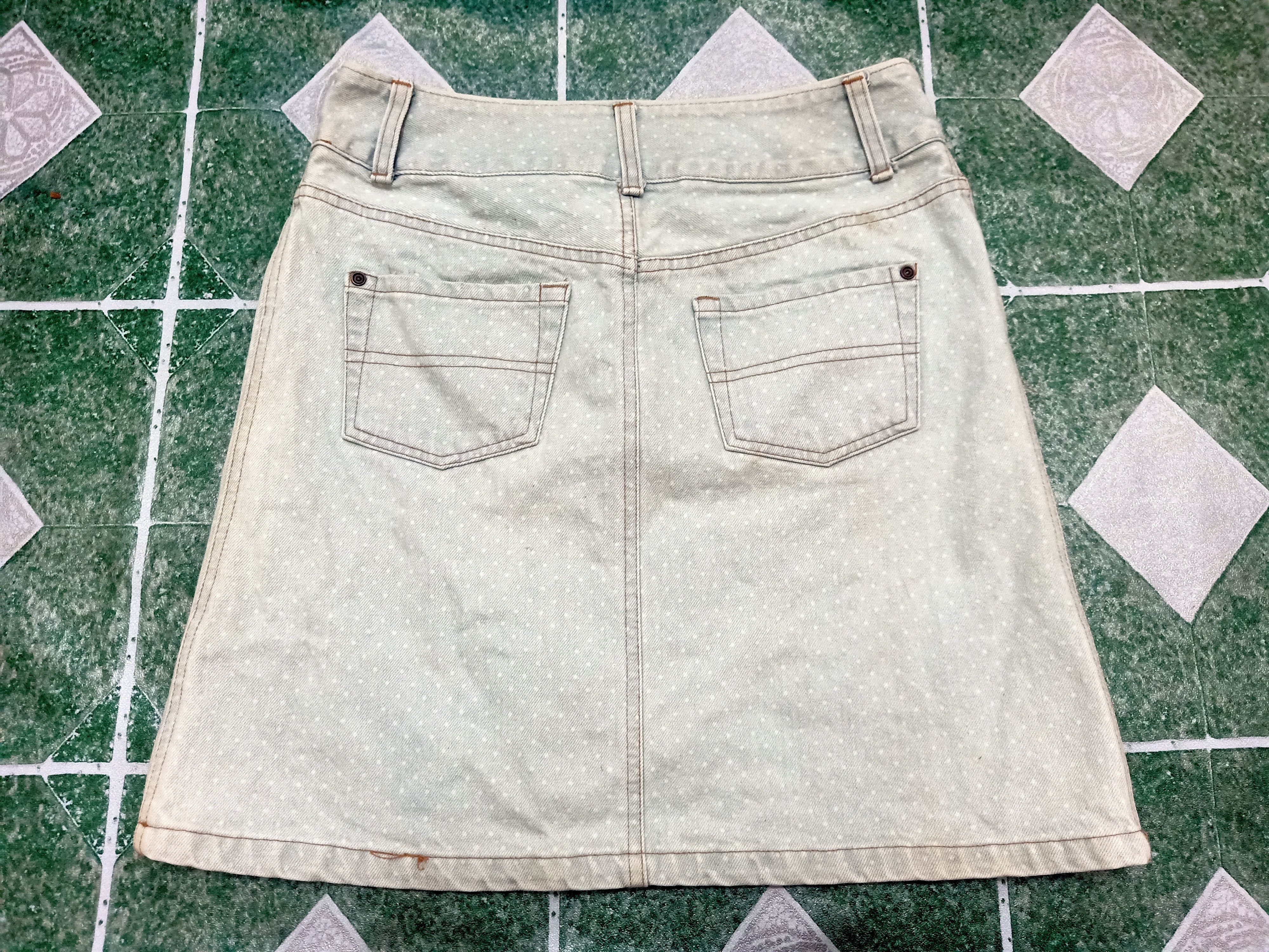 Designer × Japanese Brand × Vintage Inspired Hysteric Glamour Lipstar Polkadot Mini Skirts Size 28" / US 6 / IT 42 - 4 Thumbnail