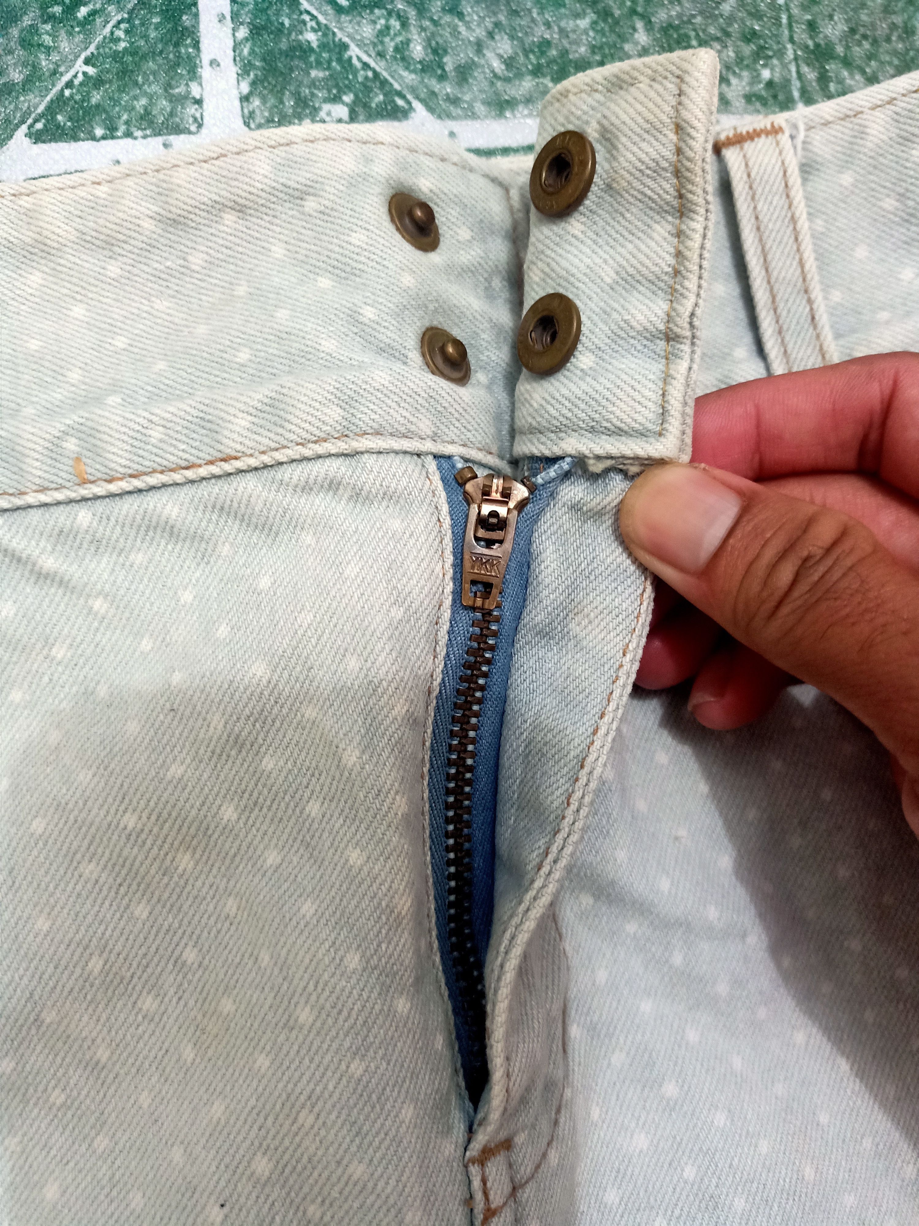 Designer × Japanese Brand × Vintage Inspired Hysteric Glamour Lipstar Polkadot Mini Skirts Size 28" / US 6 / IT 42 - 3 Thumbnail