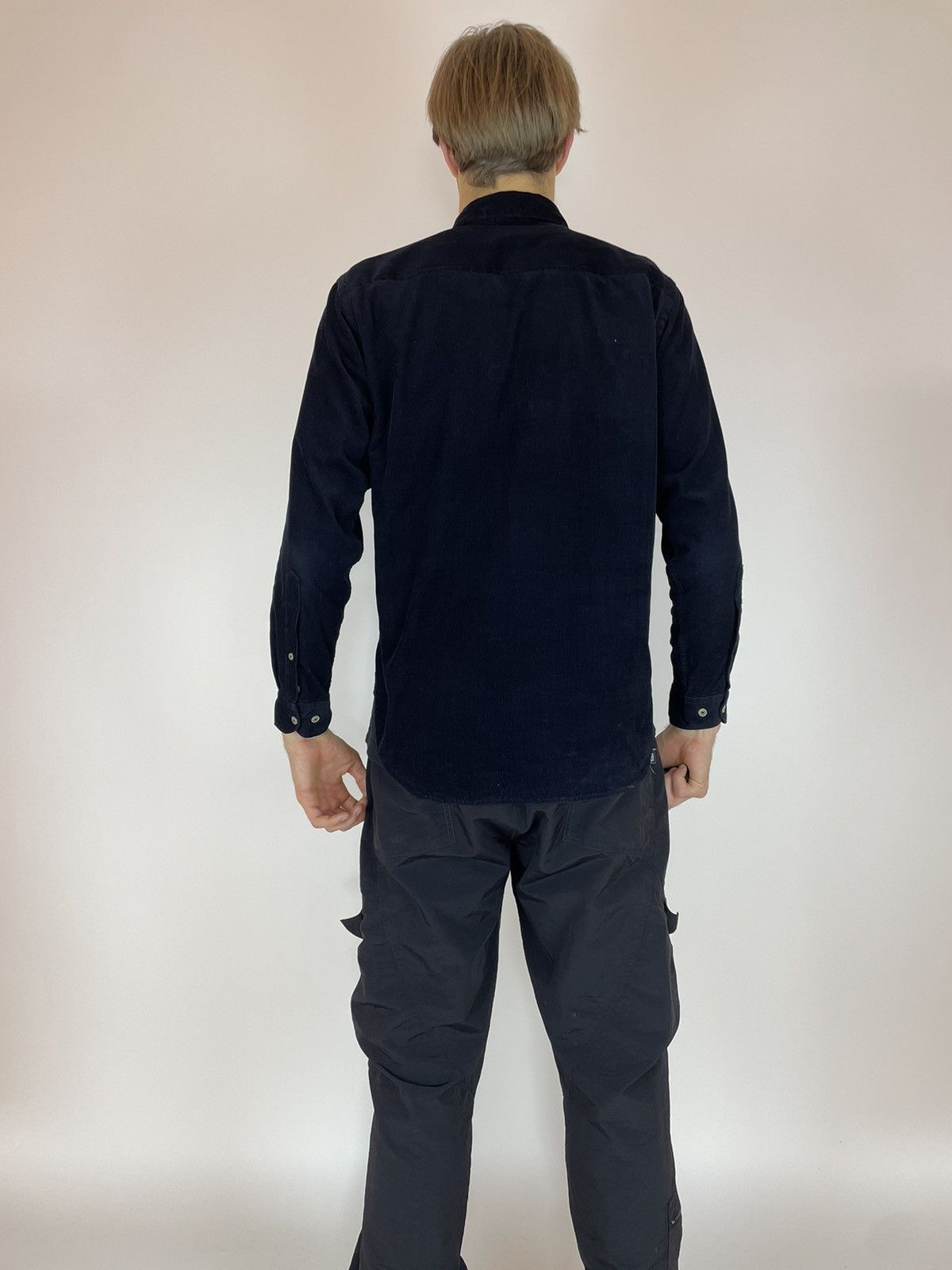 Marlboro Classics × Vintage Marlboro Classics Vintage Velvet Black shirt long sleeve Size US M / EU 48-50 / 2 - 9 Thumbnail