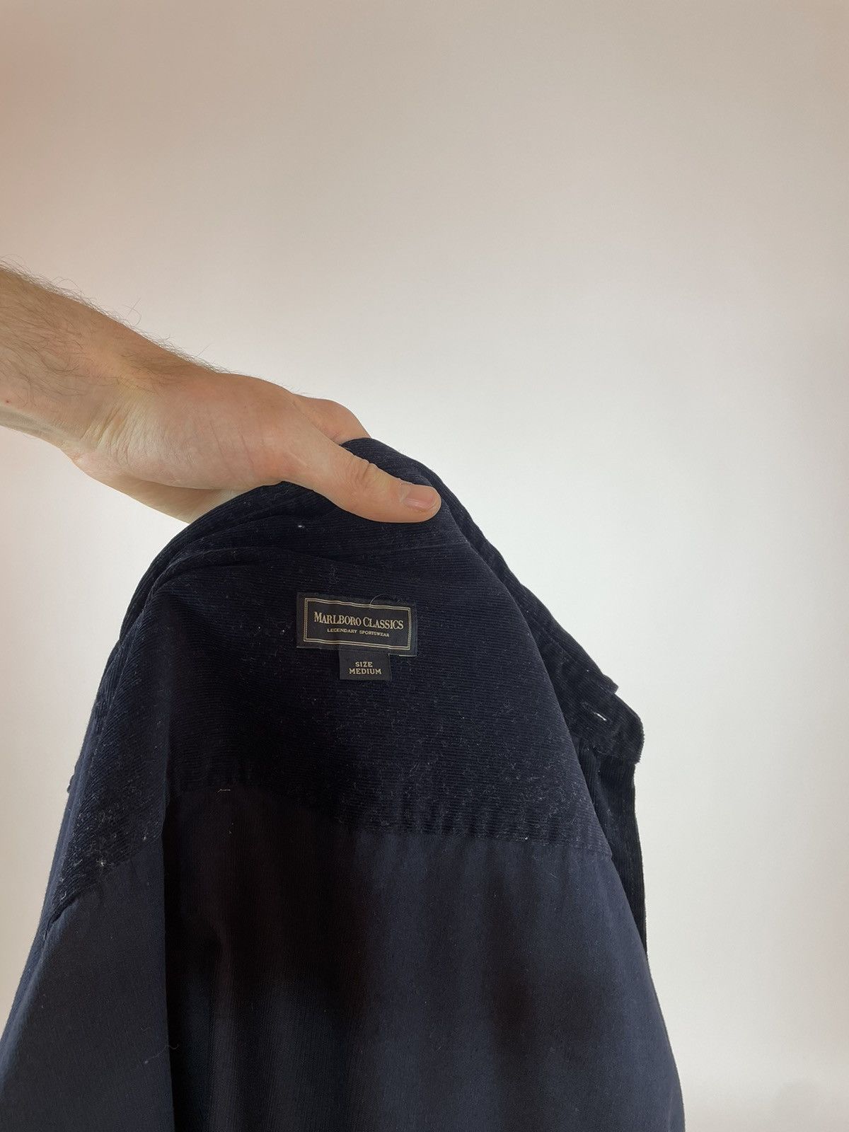 Marlboro Classics × Vintage Marlboro Classics Vintage Velvet Black shirt long sleeve Size US M / EU 48-50 / 2 - 11 Thumbnail