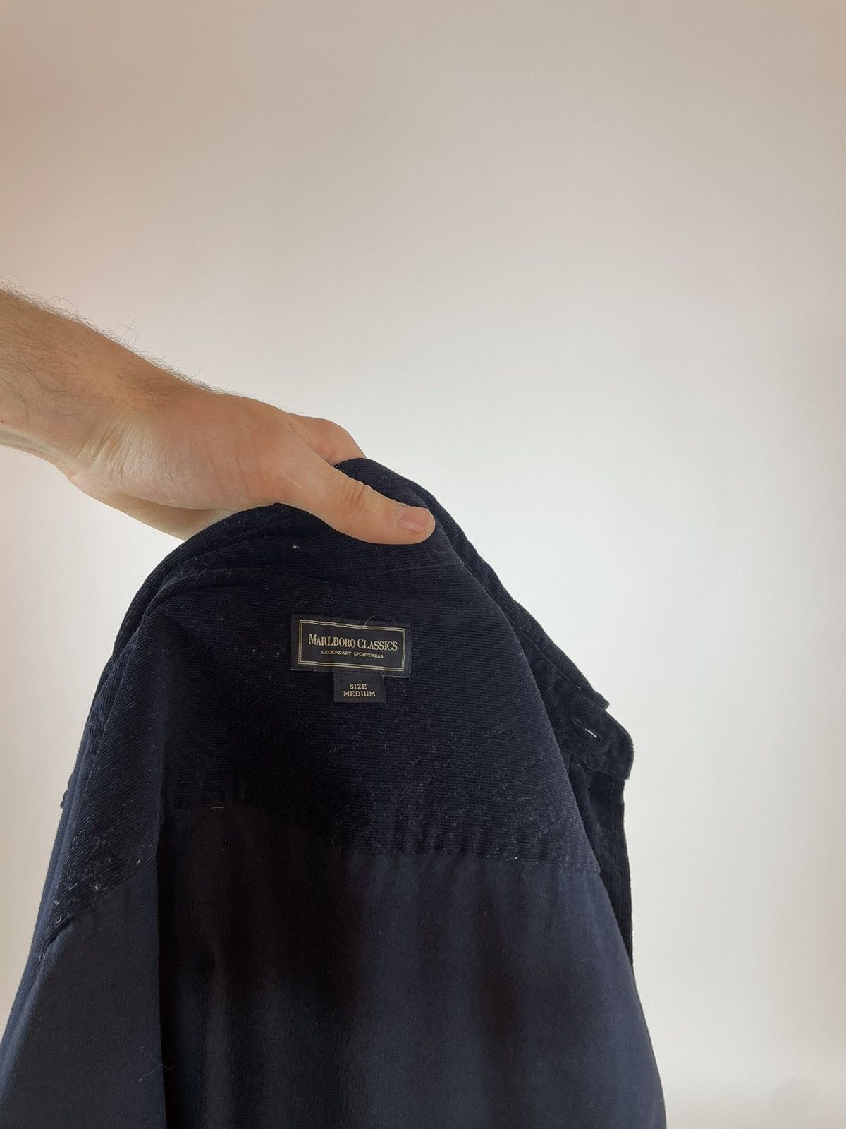 Marlboro Classics × Vintage Marlboro Classics Vintage Velvet Black shirt long sleeve Size US M / EU 48-50 / 2 - 10 Thumbnail