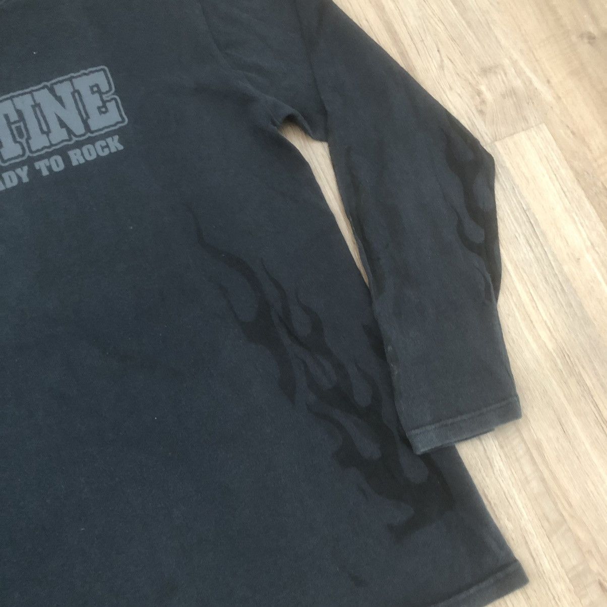 Band Tees × Vintage Vintage Nicotine We Are Ready To Rock Japan Punk Ls Shirt Size US L / EU 52-54 / 3 - 3 Thumbnail