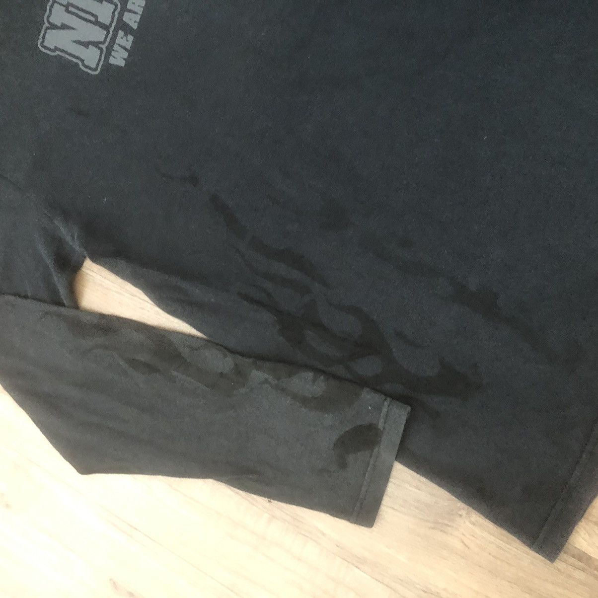 Band Tees × Vintage Vintage Nicotine We Are Ready To Rock Japan Punk Ls Shirt Size US L / EU 52-54 / 3 - 4 Thumbnail