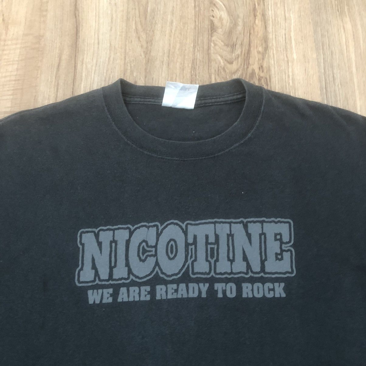 Band Tees × Vintage Vintage Nicotine We Are Ready To Rock Japan Punk Ls Shirt Size US L / EU 52-54 / 3 - 2 Thumbnail