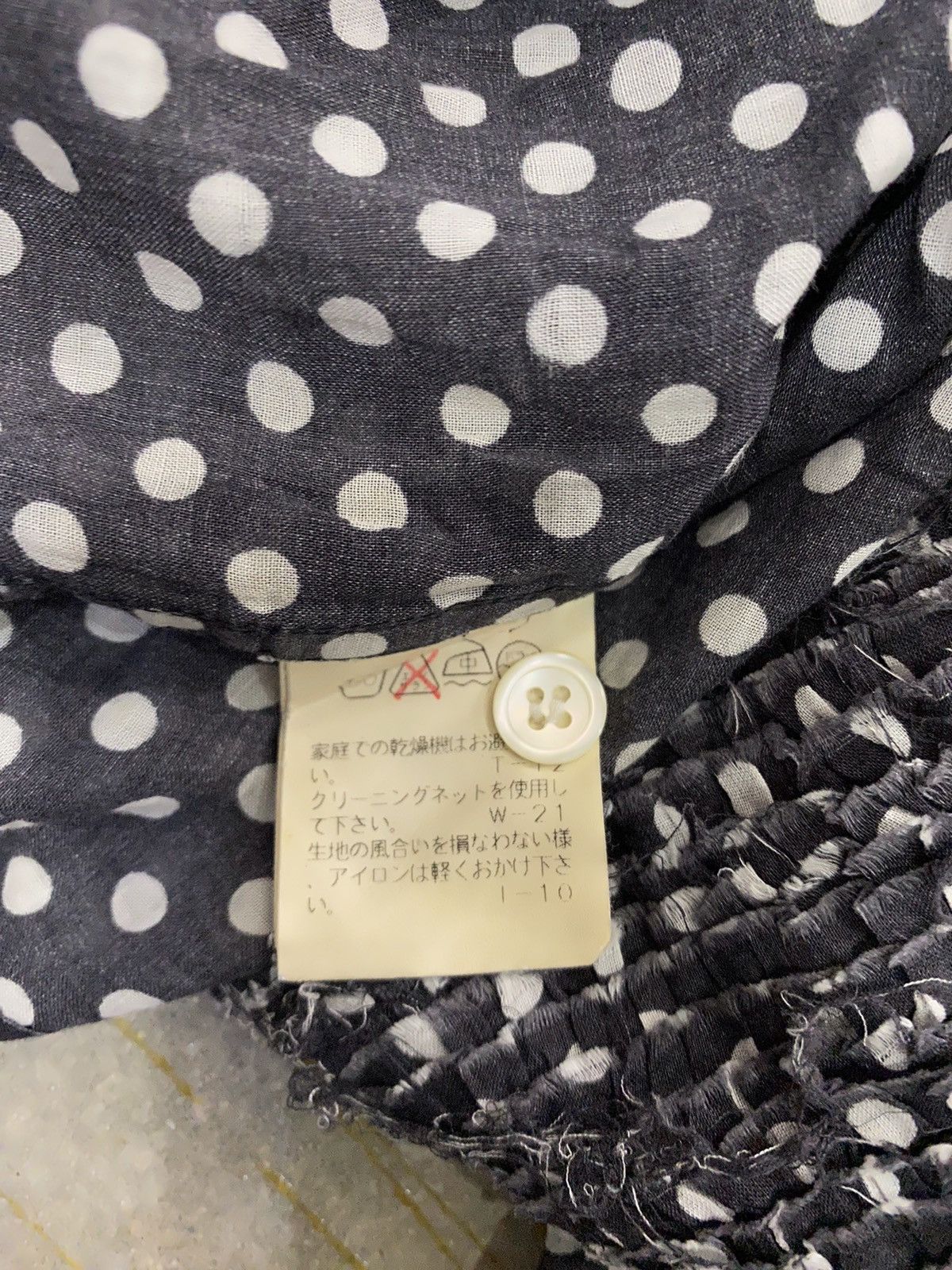 Zucca 90s ZUCCA fringe paper thin polka dot Size S / US 4 / IT 40 - 10 Thumbnail