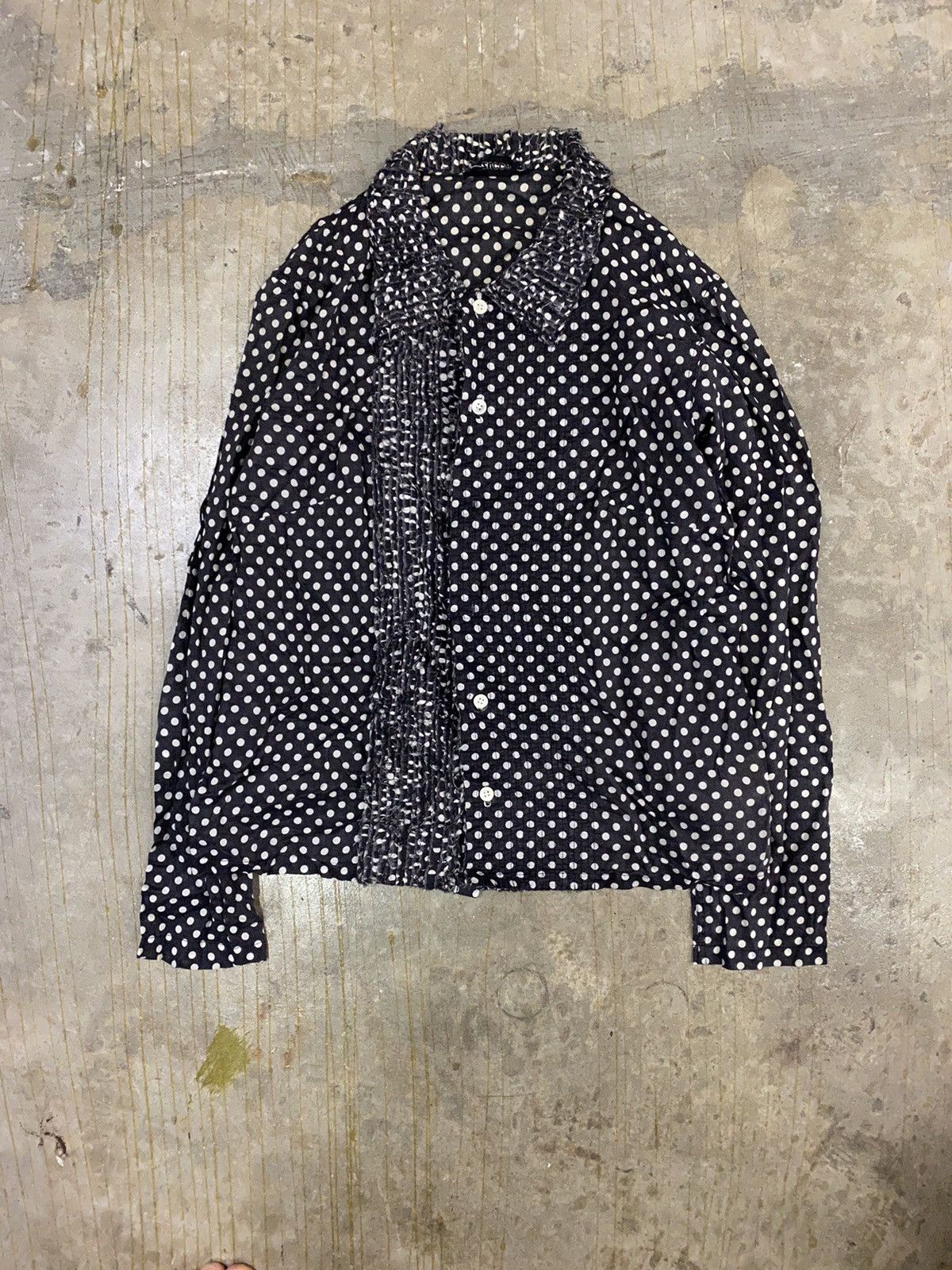Zucca 90s ZUCCA fringe paper thin polka dot Size S / US 4 / IT 40 - 2 Thumbnail