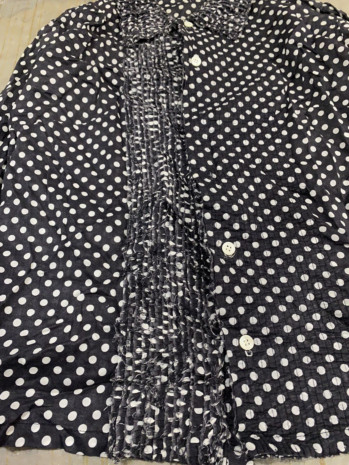 Zucca 90s ZUCCA fringe paper thin polka dot Size S / US 4 / IT 40 - 6 Thumbnail