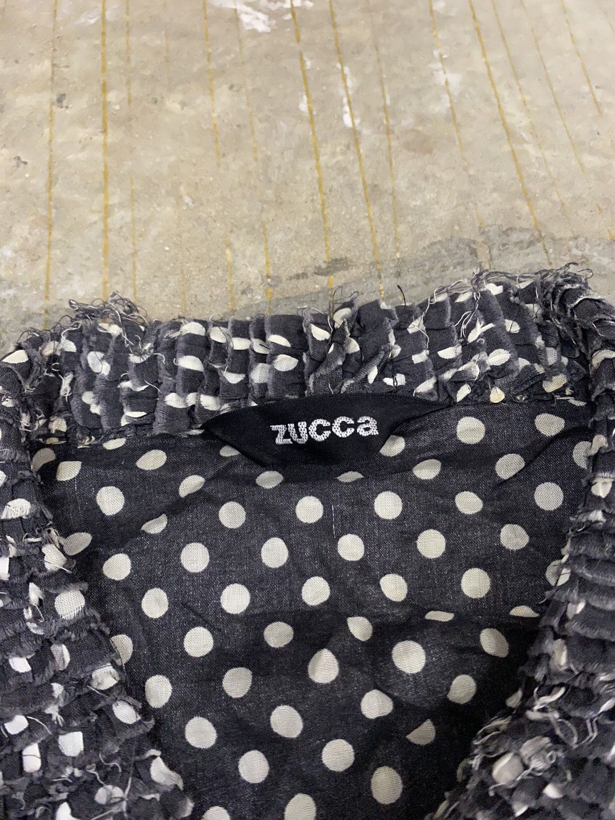 Zucca 90s ZUCCA fringe paper thin polka dot Size S / US 4 / IT 40 - 9 Thumbnail