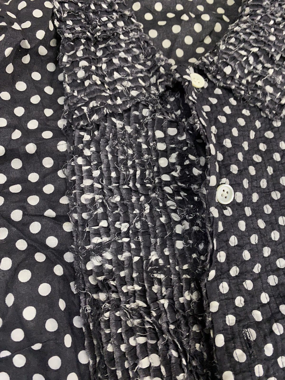 Zucca 90s ZUCCA fringe paper thin polka dot Size S / US 4 / IT 40 - 5 Thumbnail