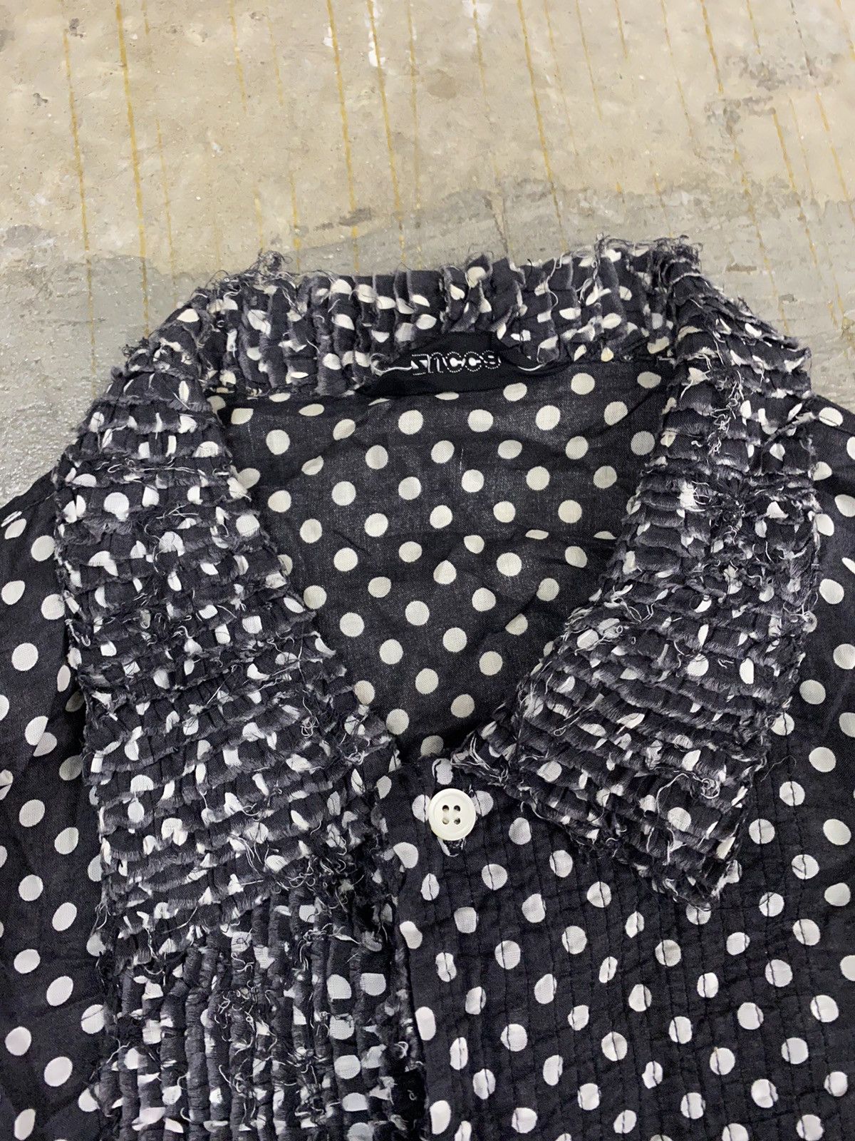 Zucca 90s ZUCCA fringe paper thin polka dot Size S / US 4 / IT 40 - 4 Thumbnail