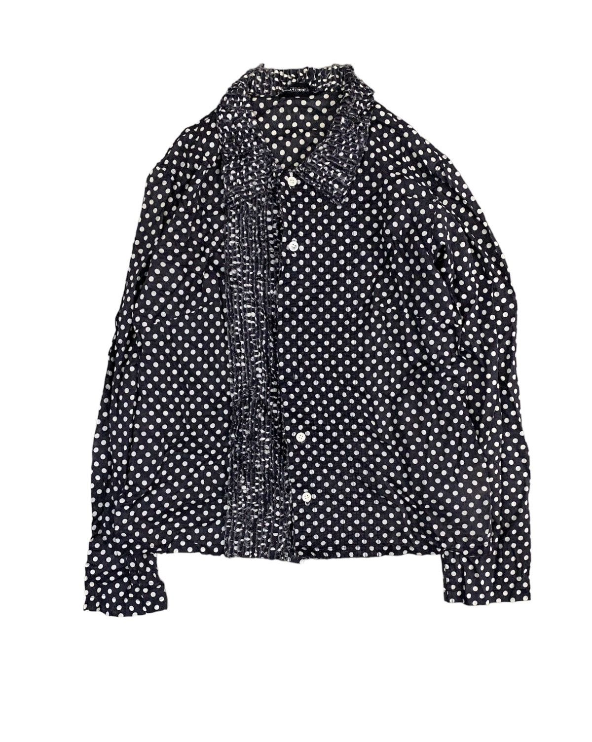 Zucca 90s ZUCCA fringe paper thin polka dot Size S / US 4 / IT 40 - 1 Thumbnail