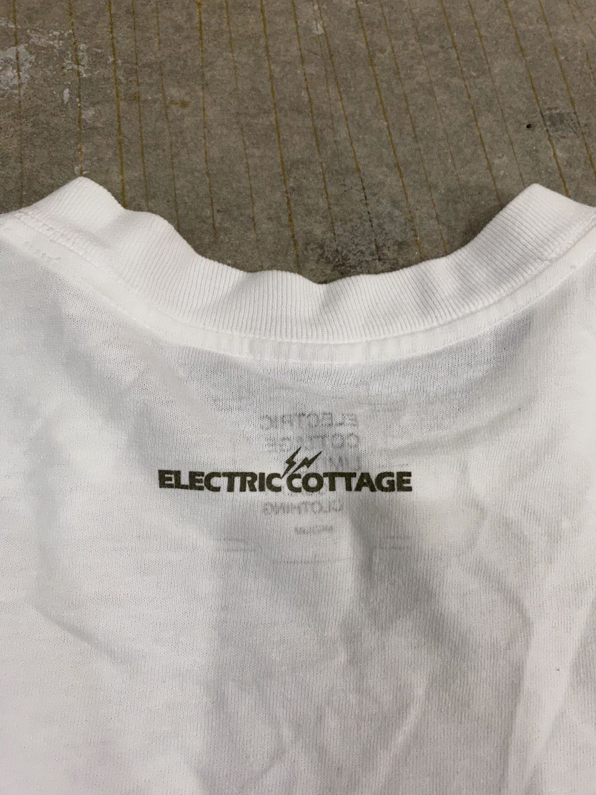 Electric Cottage × Fragment Design × Hiroshi Fujiwara 2001 ELECTRIC COTTAGE unreleased tee by Hiroshi Fujiwara Size US M / EU 48-50 / 2 - 8 Thumbnail