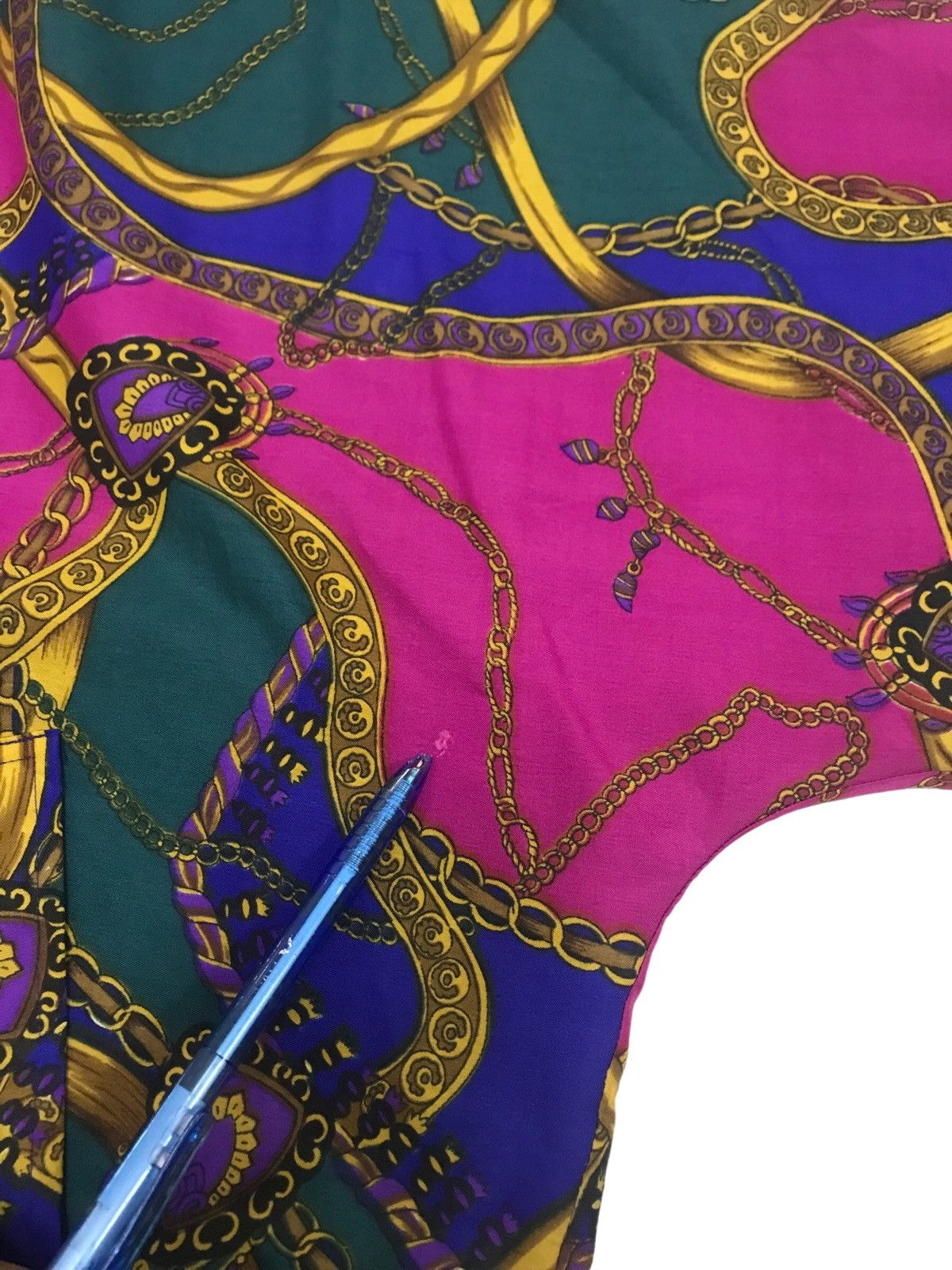 Japanese Brand Women Fashion Multicolor Baroque Pop Art Oversized Jacket Size XL / US 12-14 / IT 48-50 - 8 Thumbnail