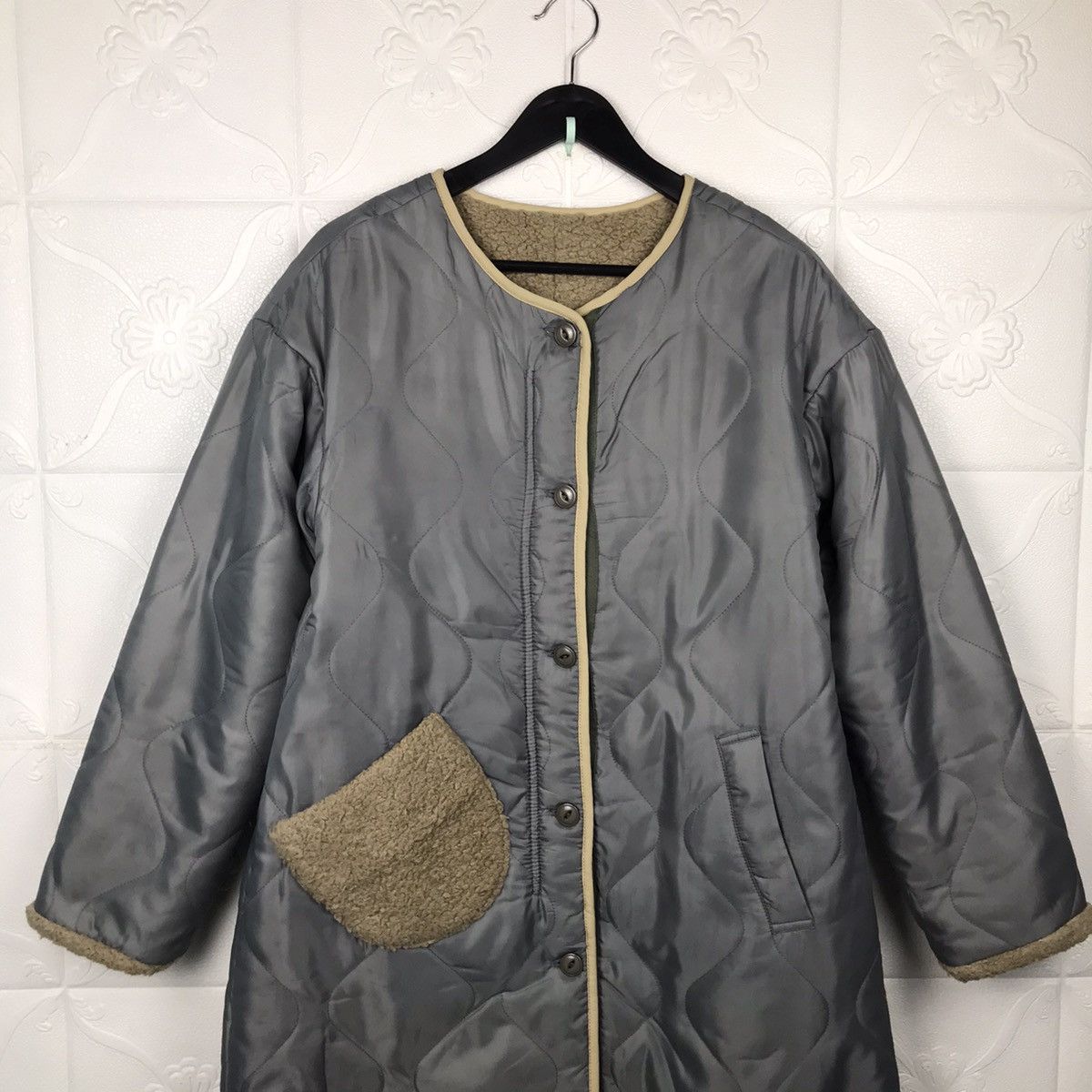 Japanese Brand × Vintage Japanese Designer Pow Dou Dou Reversible Quilted Jacket Size M / US 6-8 / IT 42-44 - 2 Thumbnail