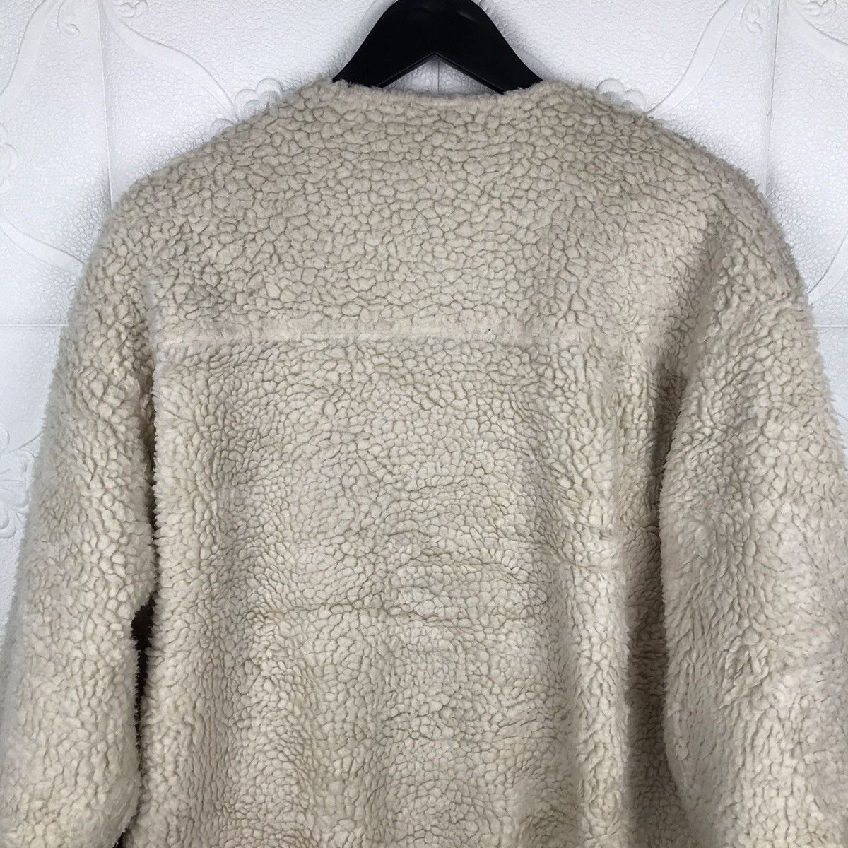 Alpha Industries × Designer × Vintage Vintage Alpha Industries Fleece Button Jacket Size US L / EU 52-54 / 3 - 10 Thumbnail