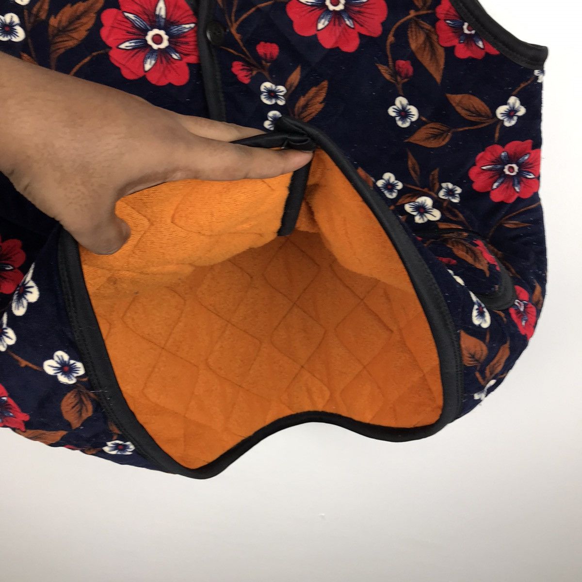 Designer × Japanese Brand × Vintage Vintage Japanese Flower Motion Design Quilted Vest Jacket Size US L / EU 52-54 / 3 - 6 Thumbnail