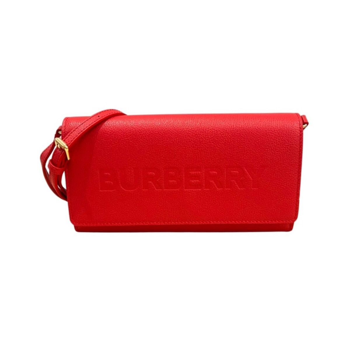 Burberry Henley Logo Leather Crossbody