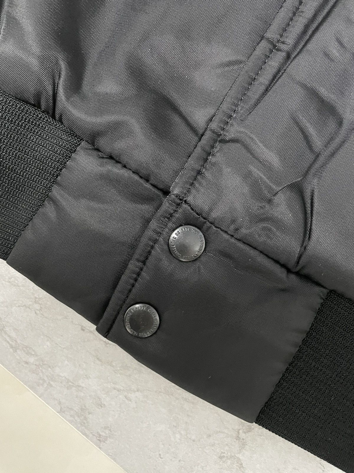 CHALLENGER Challenger Japan Black Nylon Bone Bomber Jacket XL Size US XL / EU 56 / 4 - 5 Thumbnail